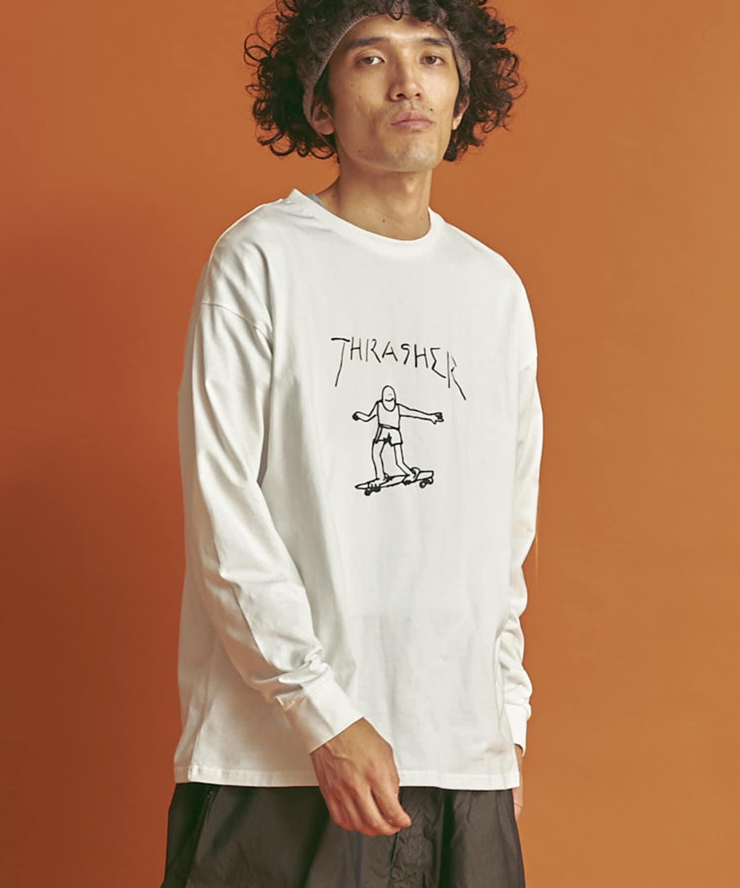 Thrasher 手書きイラストロンt Cpcm シーピーシーエム メンズ Pal Closet パルクローゼット パルグループ公式ファッション通販サイト