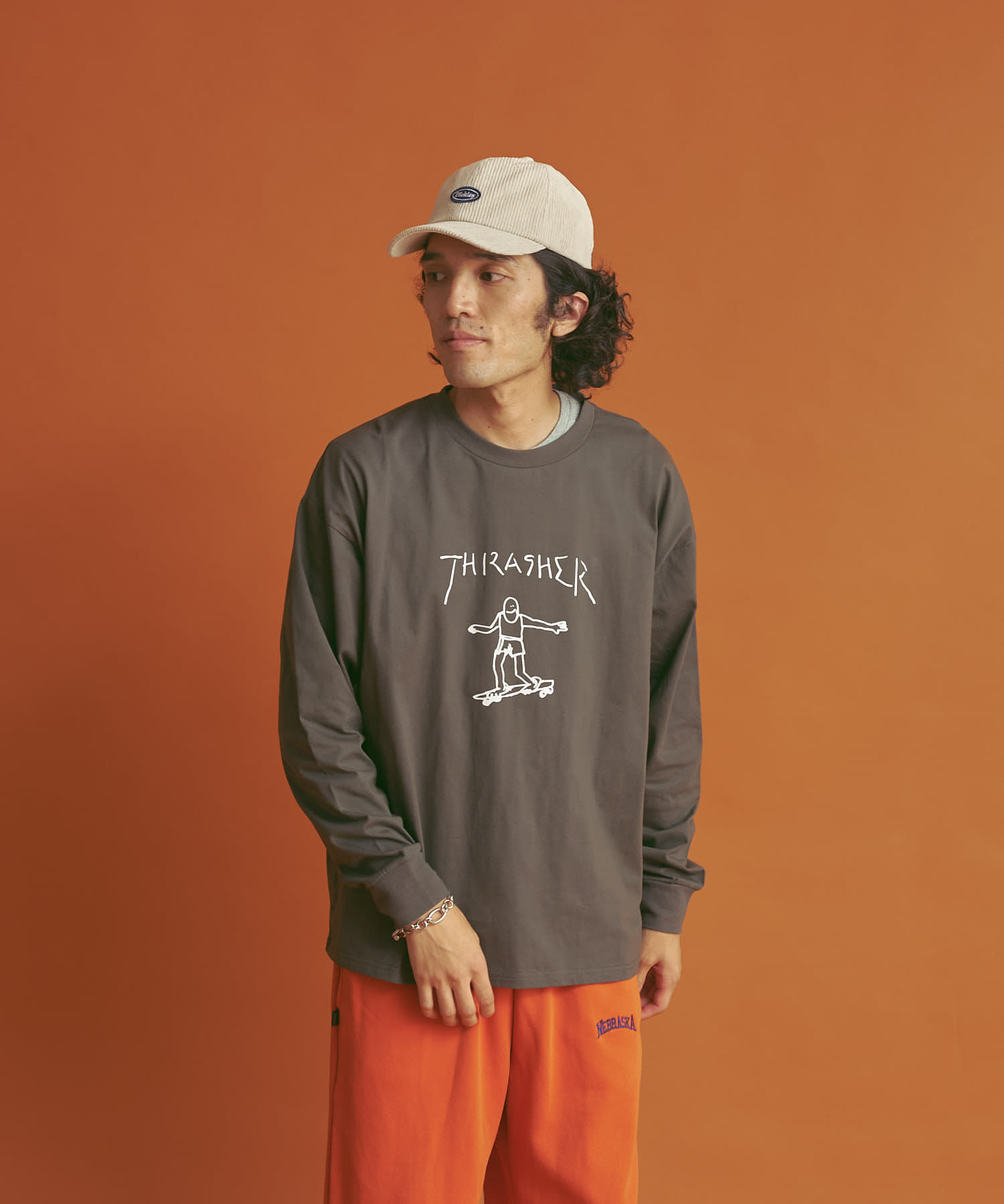 Thrasher 手書きイラストロンt Cpcm シーピーシーエム メンズ Pal Closet パルクローゼット パルグループ公式ファッション通販サイト