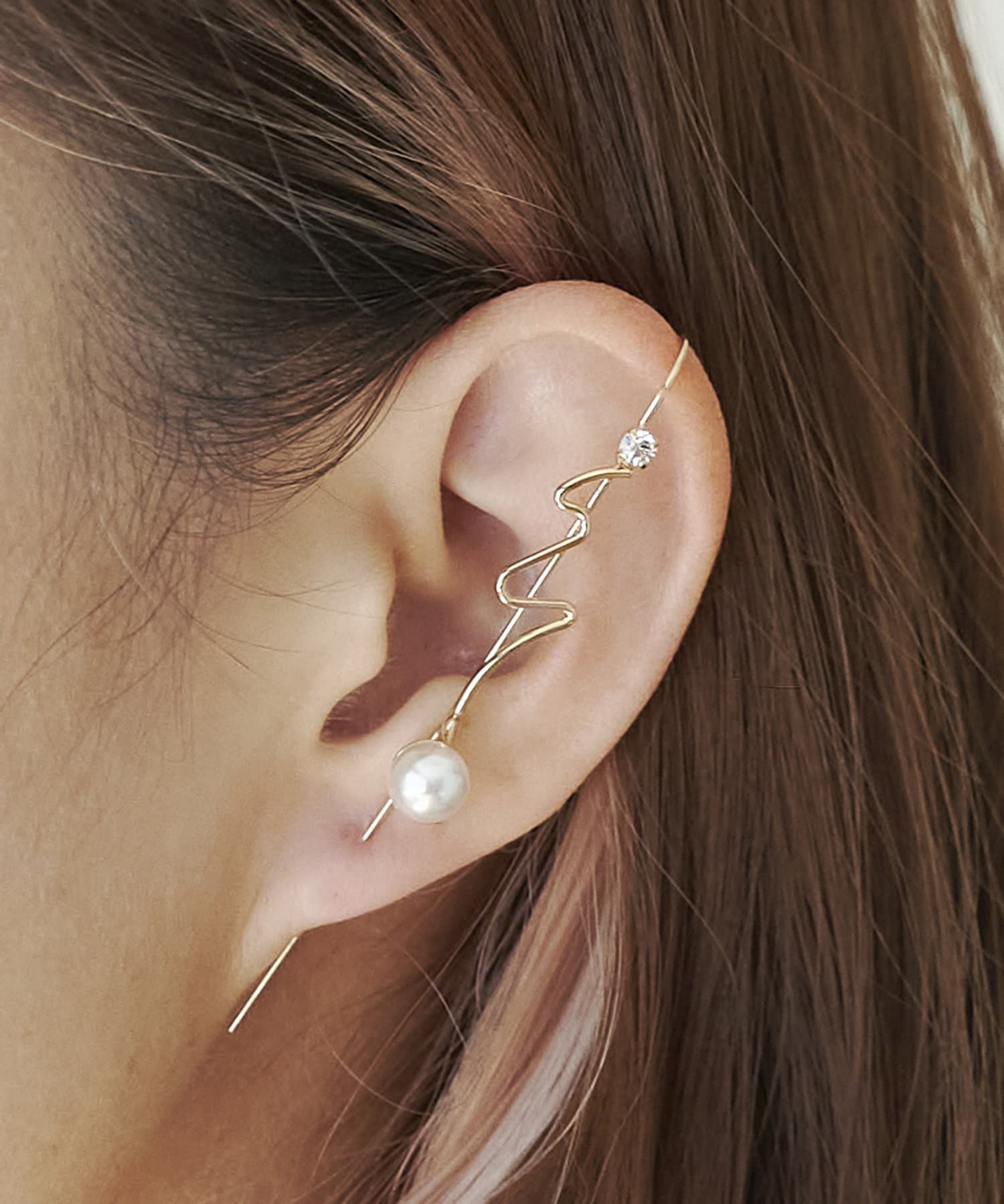 メタエルクローラーピアス 3coins スリーコインズ ライフスタイル Pal Closet パルクローゼット パルグループ公式ファッション通販サイト