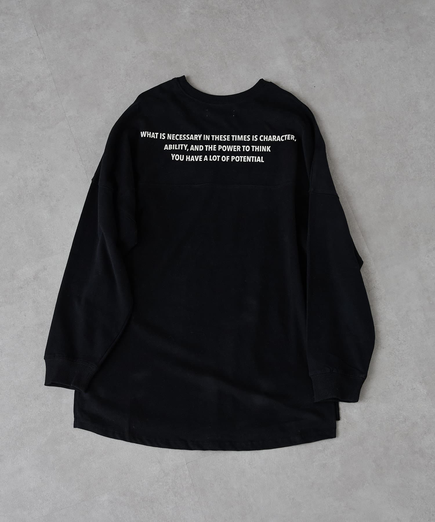 prose verse(プロズヴェール) ヘビーウェイトバックプリントロンT