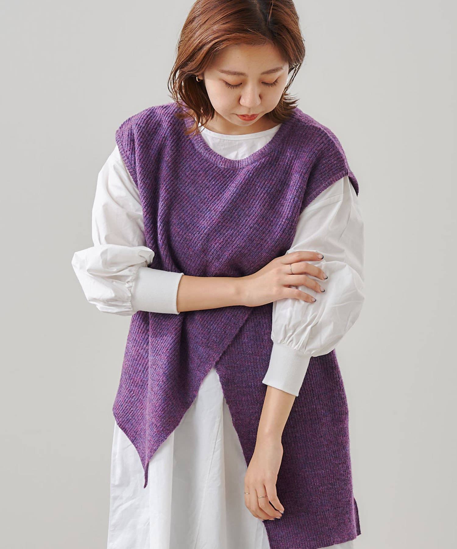 ニットベストシャツワンピース Jena Espace Merveilleux ジェナ エスパスメルヴェイユ レディース Pal Closet パルクローゼット パルグループ公式ファッション通販サイト