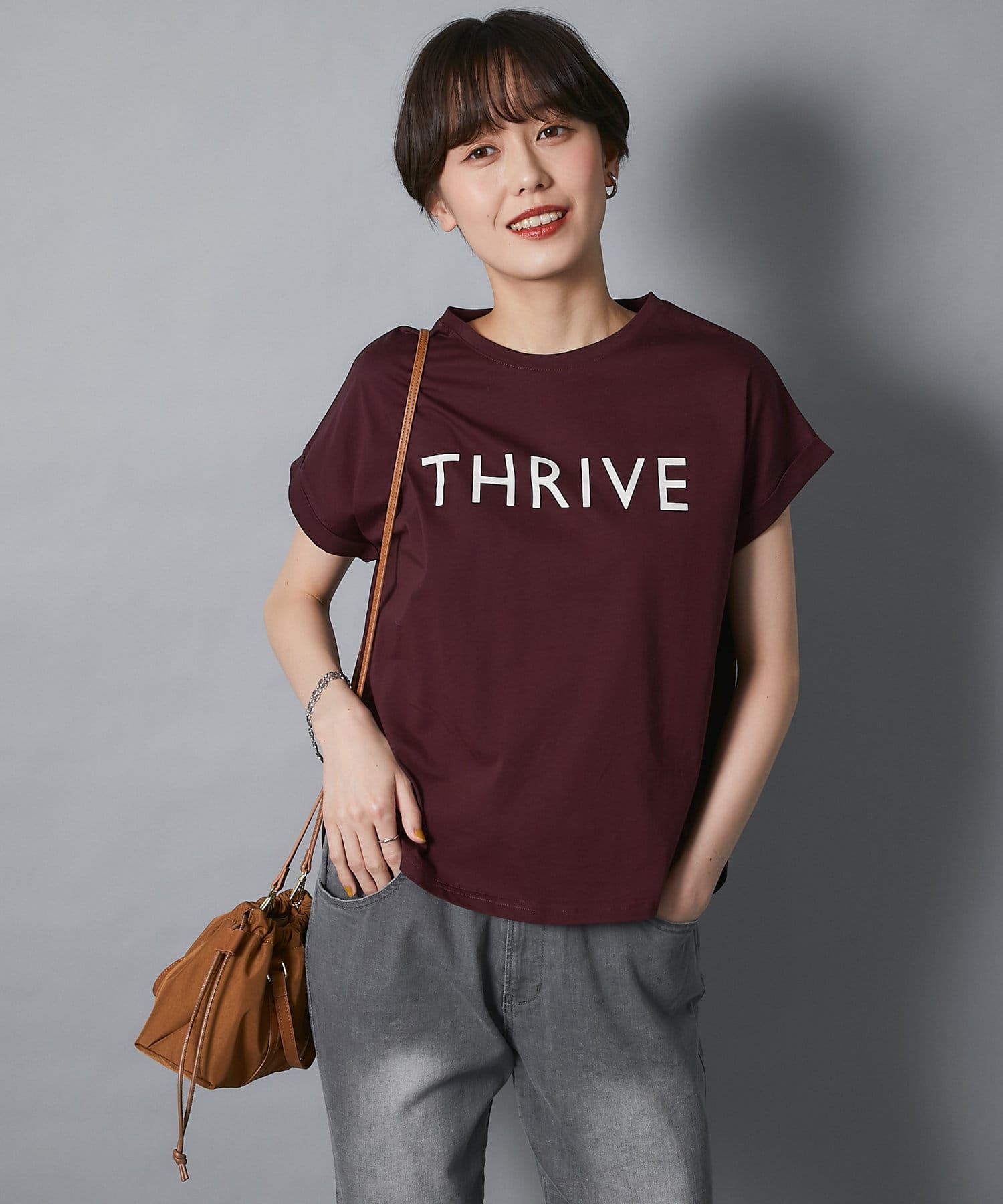 un dix cors(アンディコール) 【カジュアルに欠かせない】THRIVEプリントTシャツ