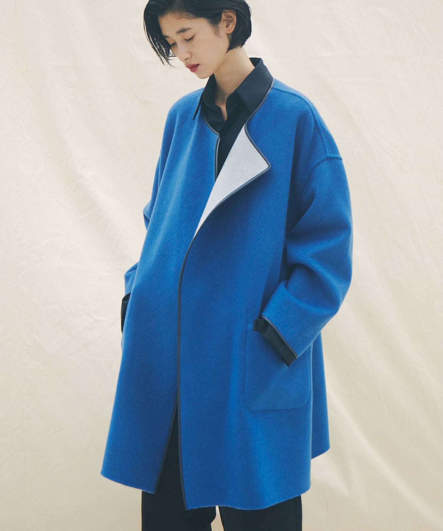 冬の主役】気分に合わせてカラーを選べるリバーシブルコート