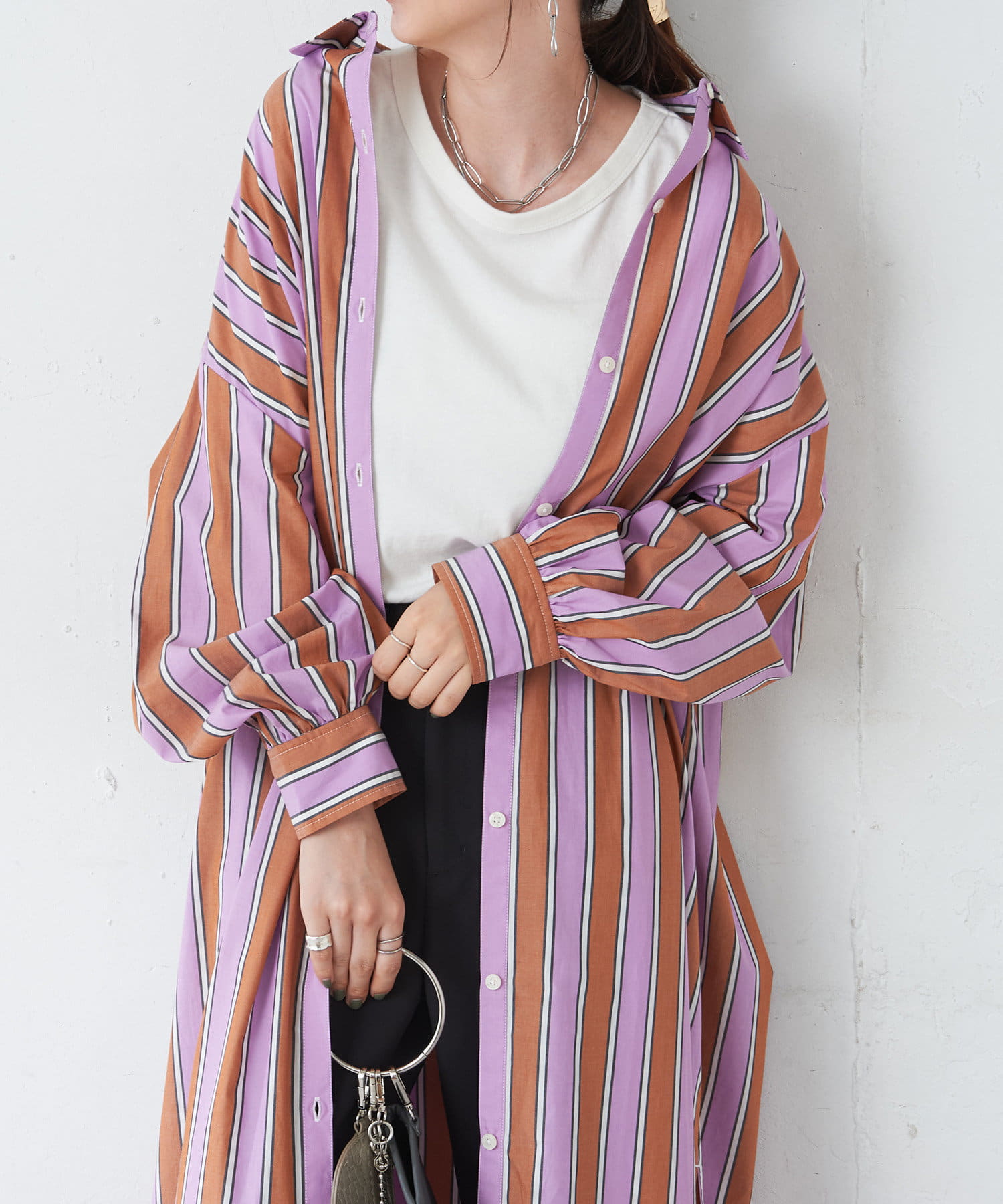 マルチストライプワンピース Discoat ディスコート レディース Pal Closet パルクローゼット パルグループ公式ファッション通販サイト