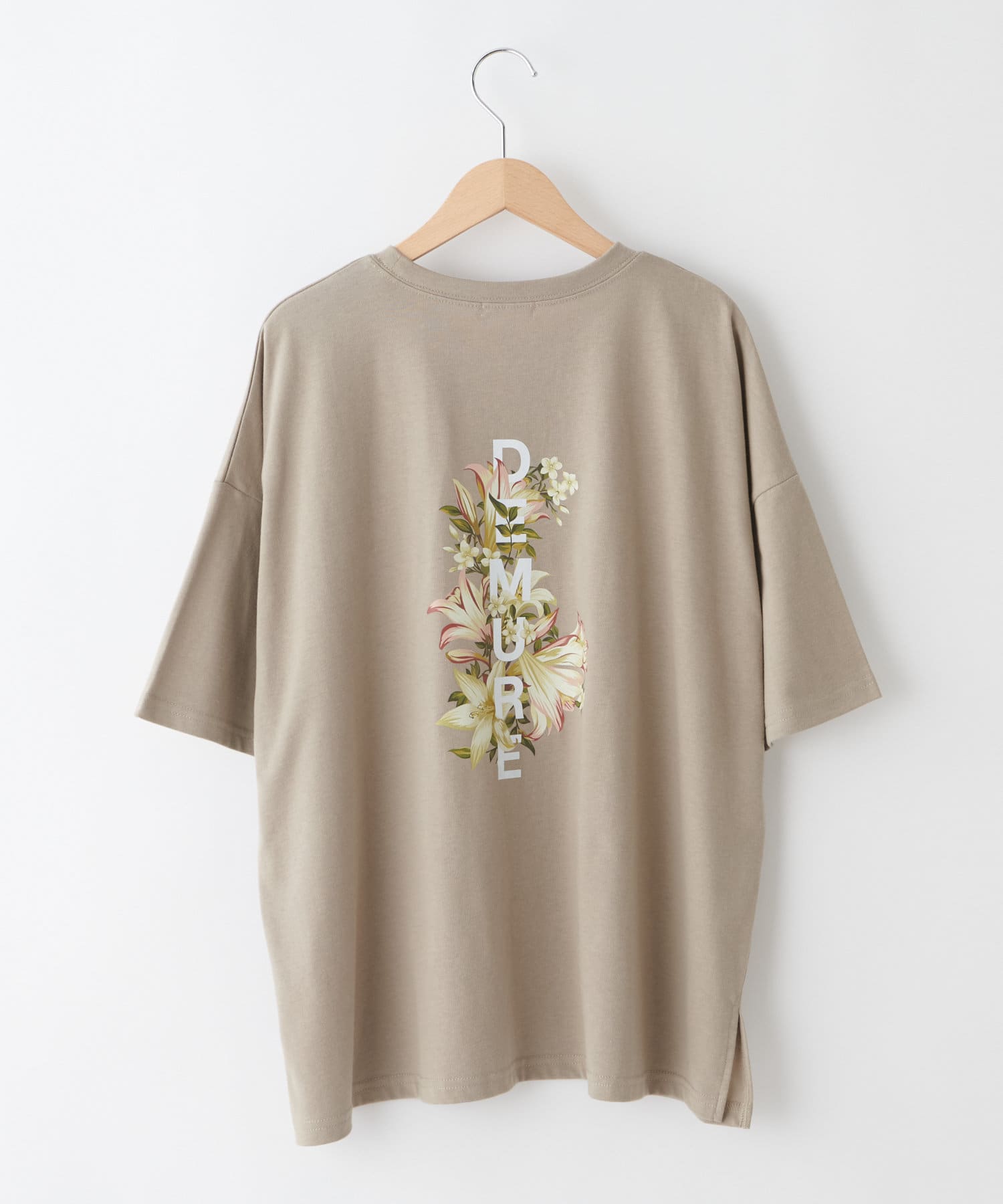 OLIVE des OLIVE OUTLET(オリーブ・デ・オリーブ アウトレット) 【dsf】Flower Logo T-shirt