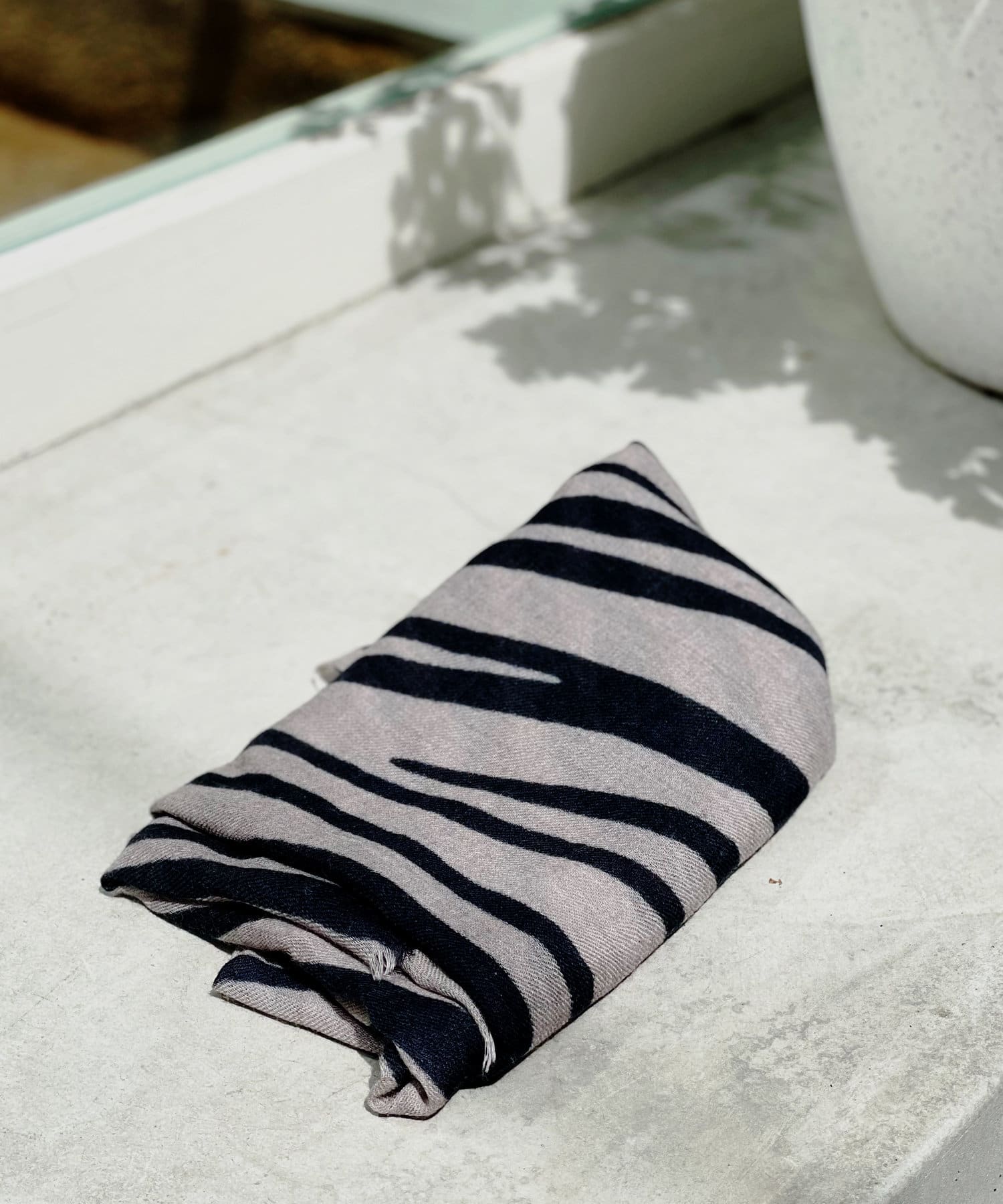 un dix cors(アンディコール) 【MARFA(マーファ)】ゼブラ柄ストール