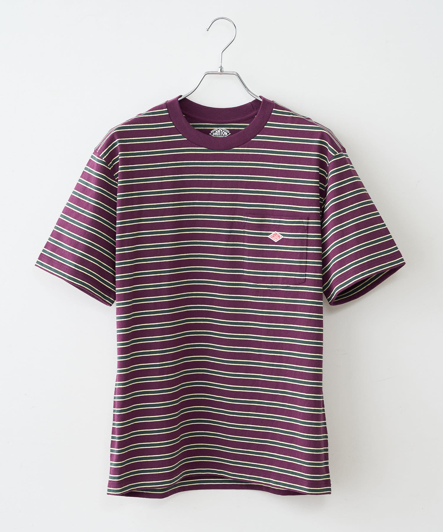 Danton ダントン 胸ポケボーダーtシャツ Discoat ディスコート メンズ Pal Closet パルクローゼット パルグループ公式ファッション通販サイト