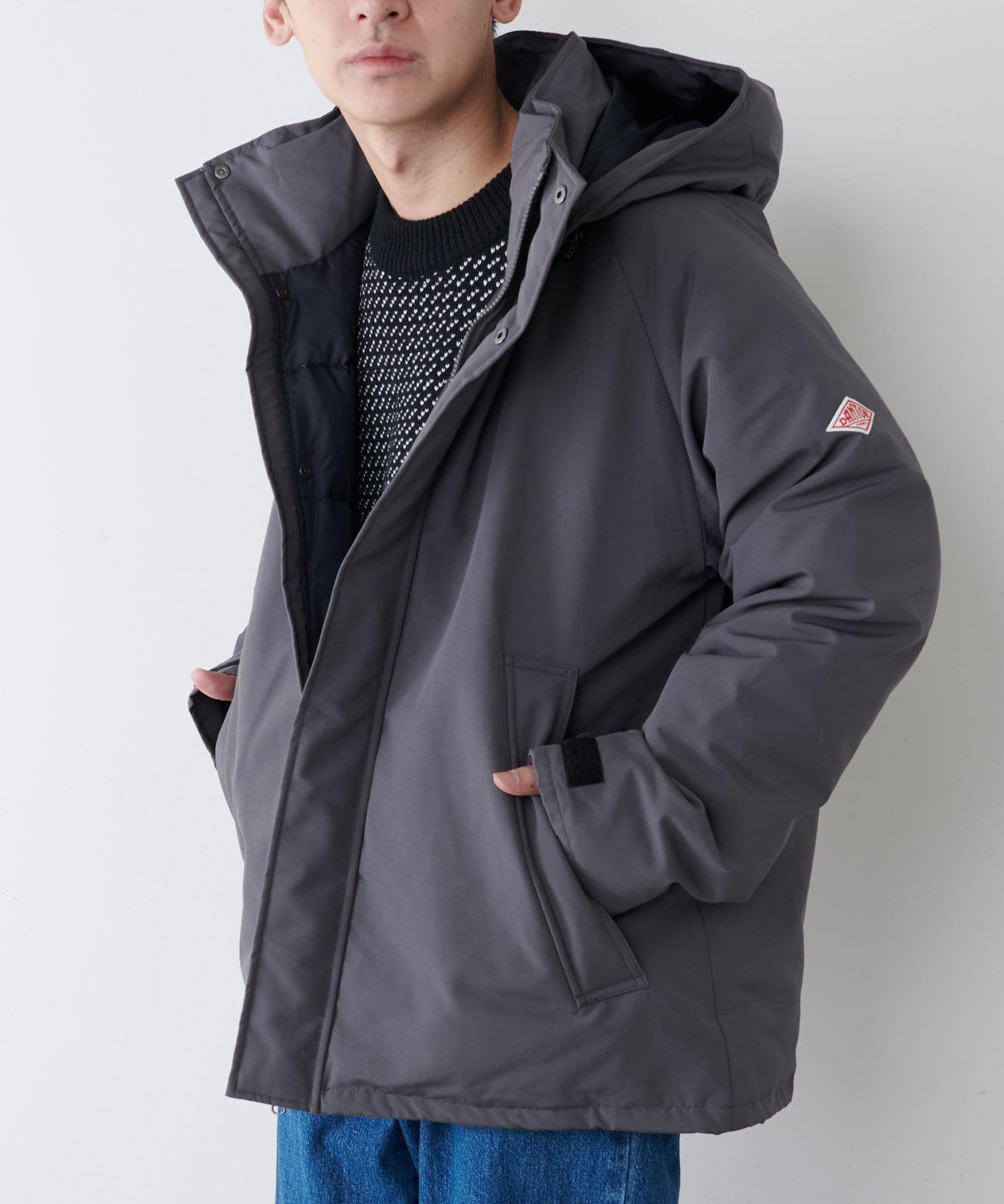 Danton ダントン ダウンアーミーフードジャケット Discoat ディスコート メンズ Pal Closet パルクローゼット パルグループ公式ファッション通販サイト