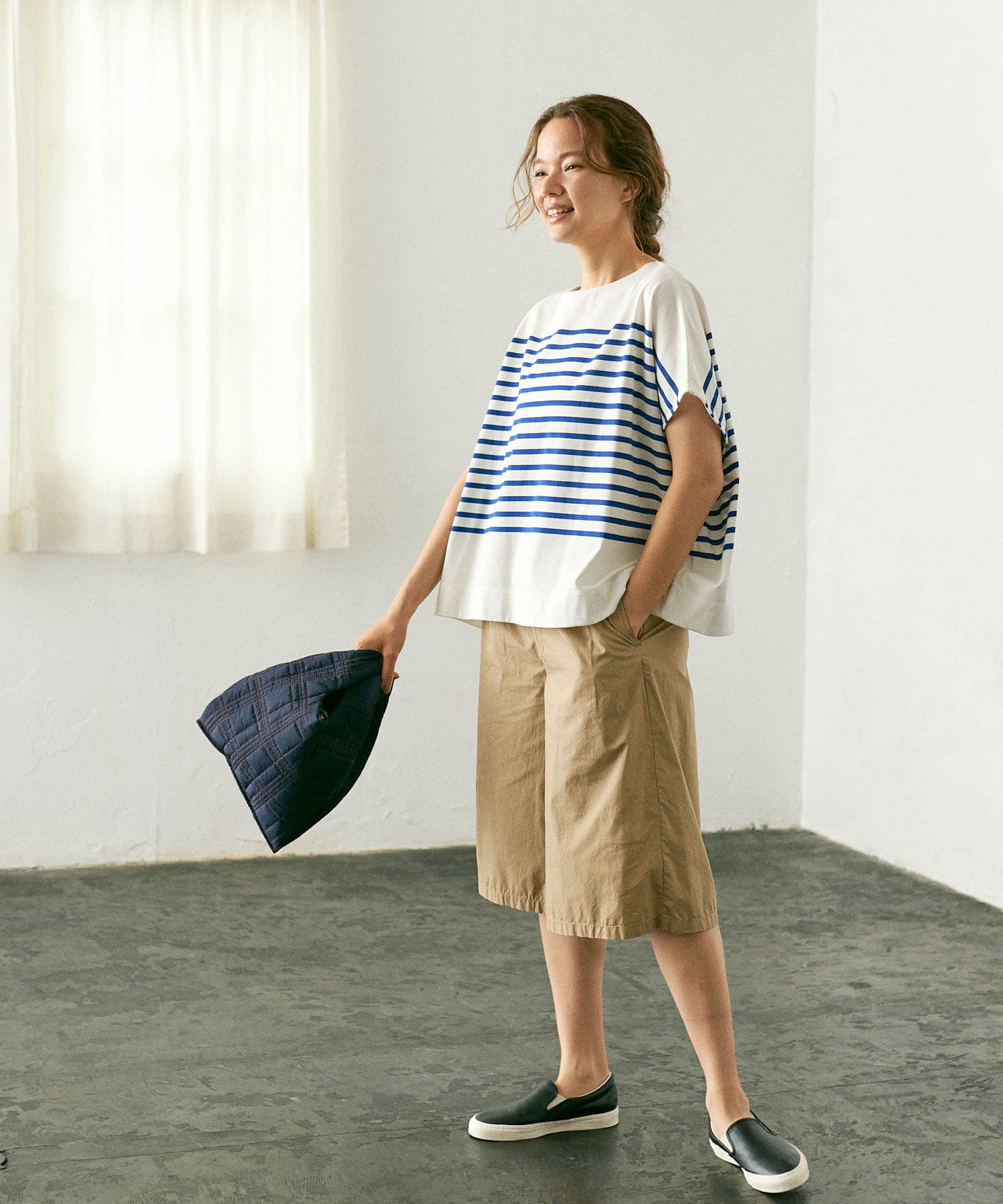 サステナブル シルケットパネルボーダーtシャツ Pual Ce Cin ピュアルセシン レディース Pal Closet パルクローゼット パルグループ公式ファッション通販サイト