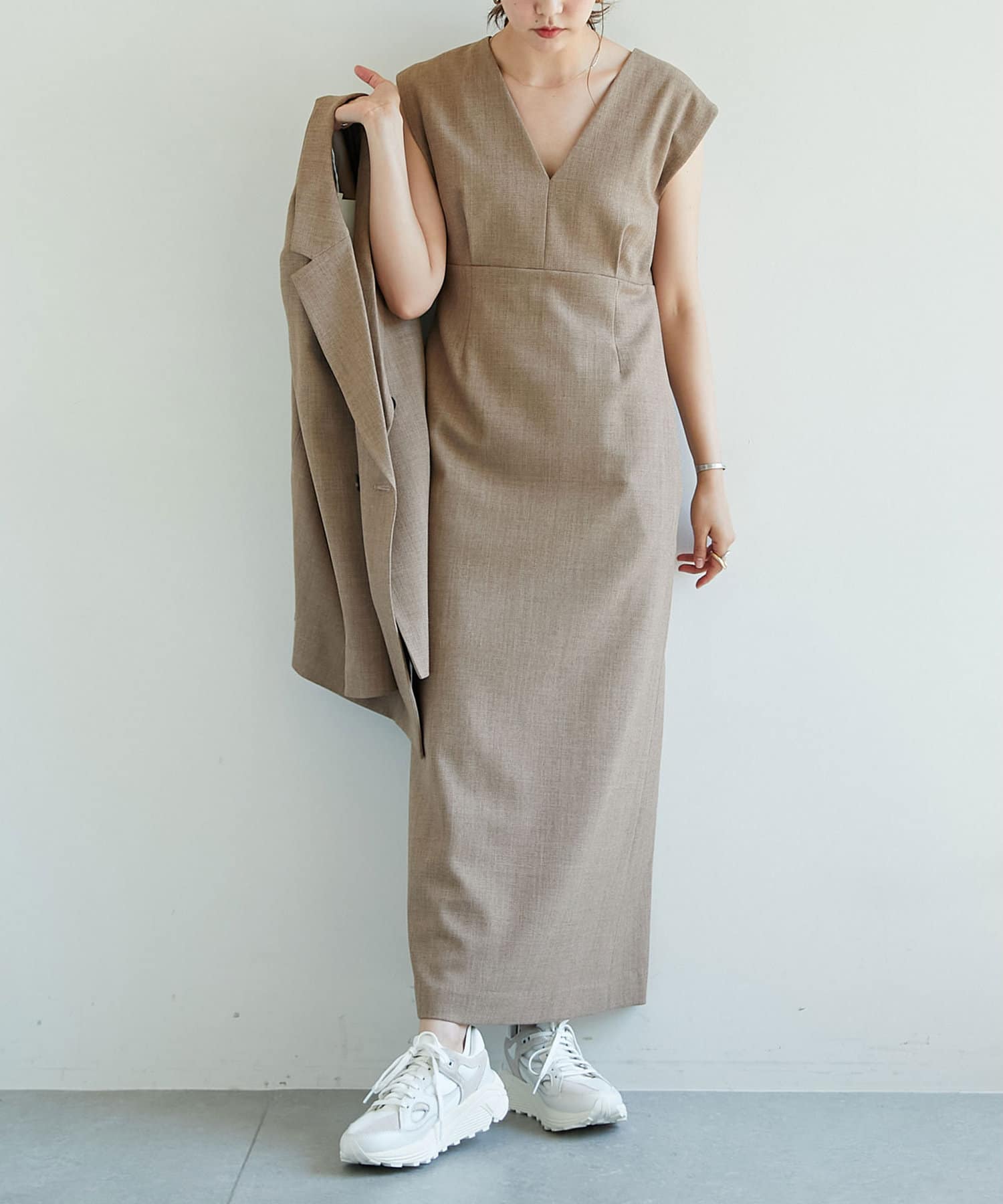 Drawing Numbers レイヤードアームvロングドレス Gallardagalante ガリャルダガランテ レディース Pal Closet パルクローゼット パルグループ公式ファッション通販サイト