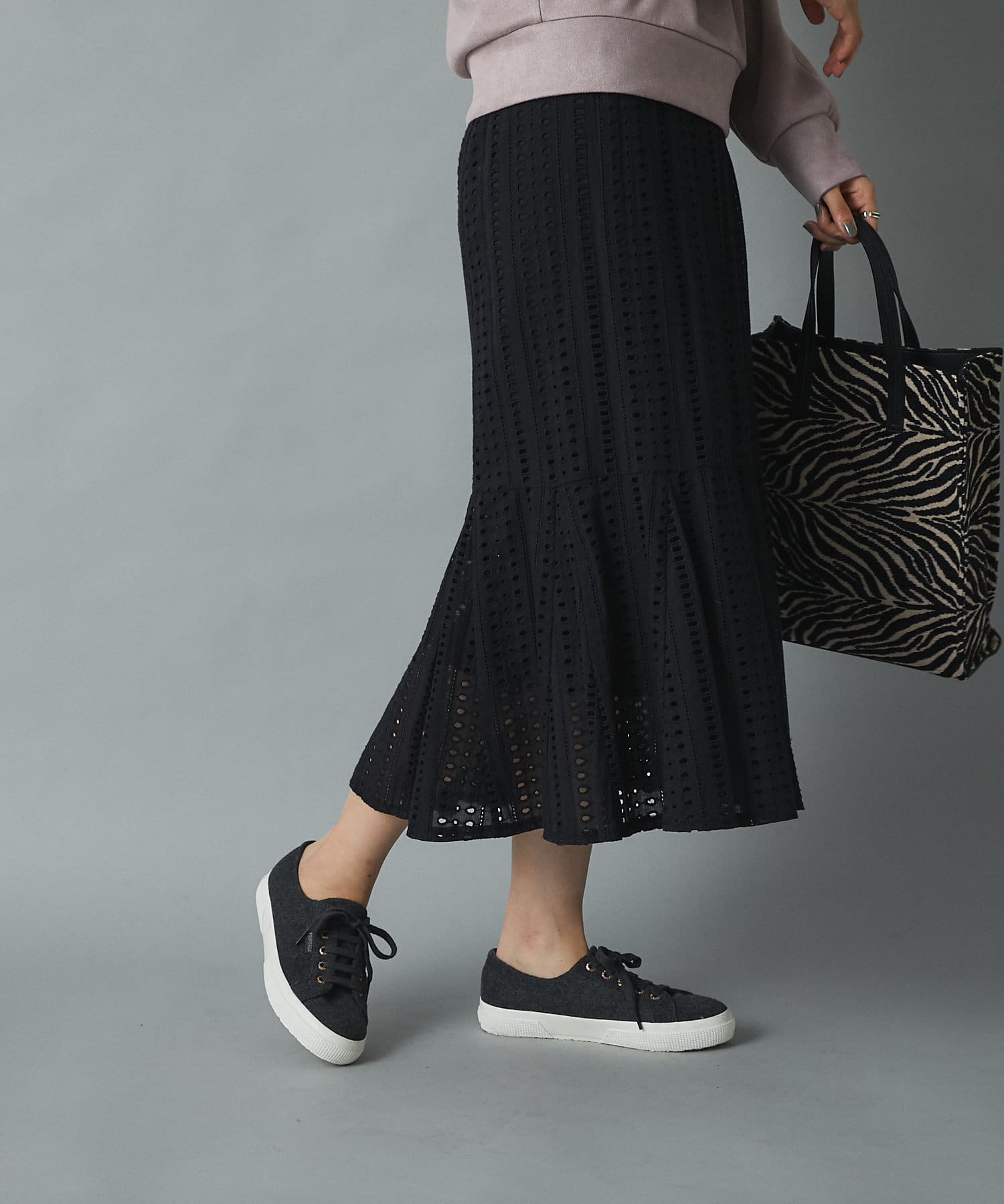 un dix cors(アンディコール) 【LIVEでご紹介】レースマーメイド切替スカート