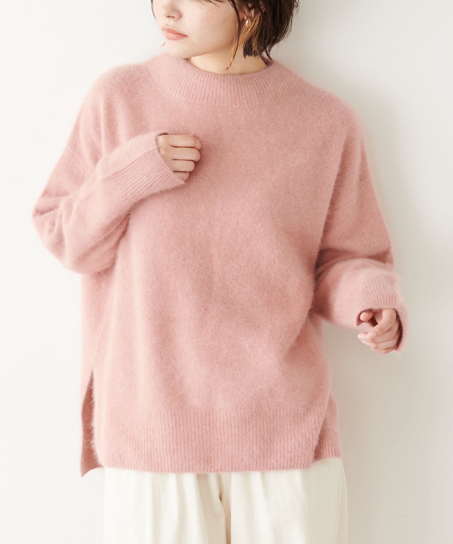 COLLAGE GALLARDAGALANTE ラクーンプルオーバー ふわふわラクーンニットで暖かコーデ - COLLAGE GALLARDAGALANTE