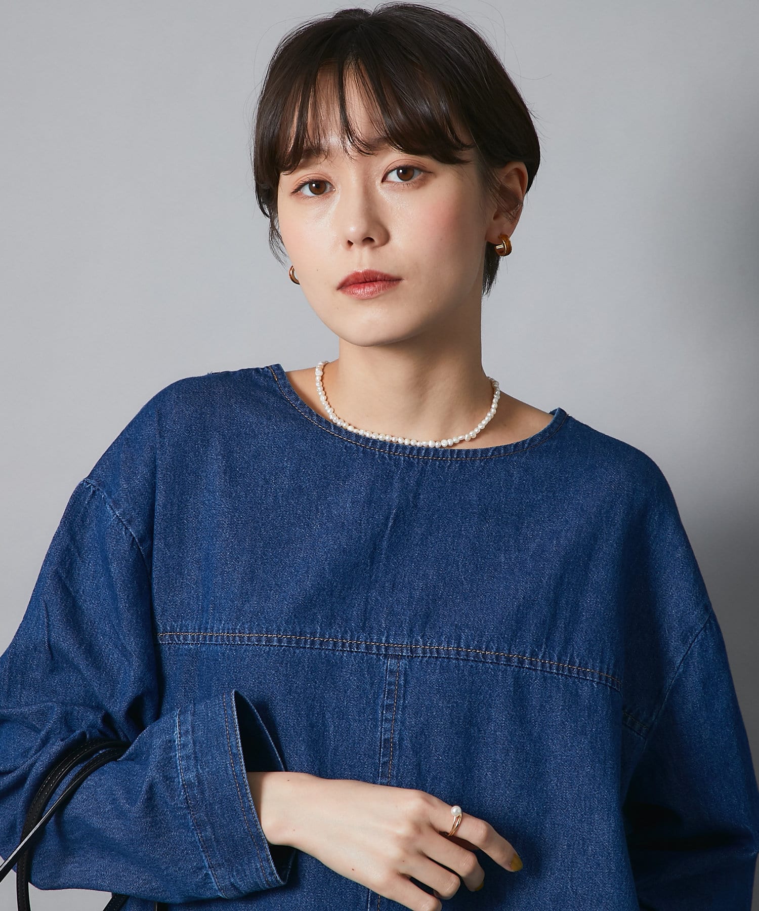 着こなしのアレンジ自在 2wayレースアップデニムワンピース Un Dix Cors アンディコール レディース Pal Closet パルクローゼット パルグループ公式ファッション通販サイト