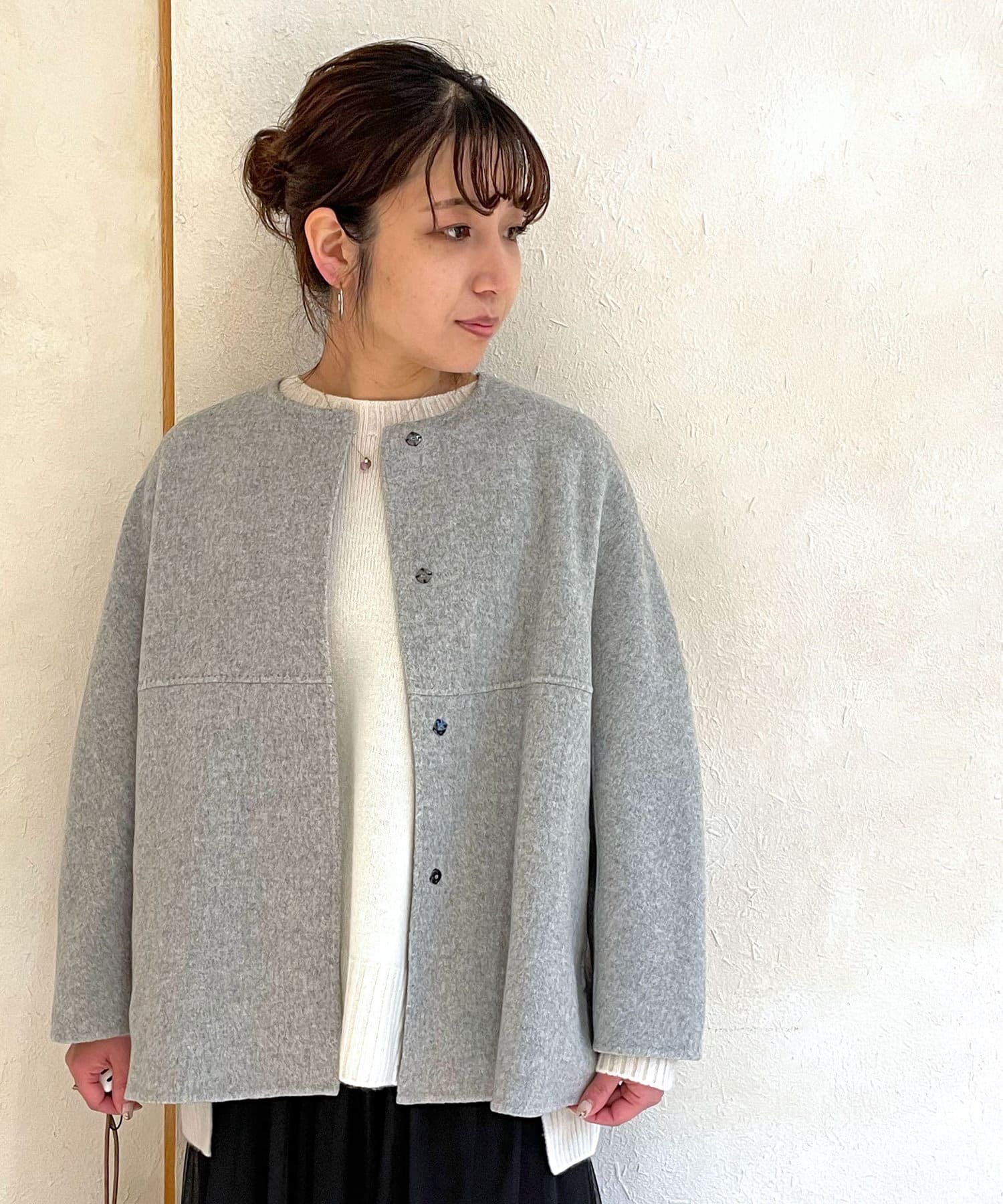 Sure Feel シャルムハンドステッチショートコート Livetart リヴェタート レディース Pal Closet パルクローゼット パルグループ公式ファッション通販サイト