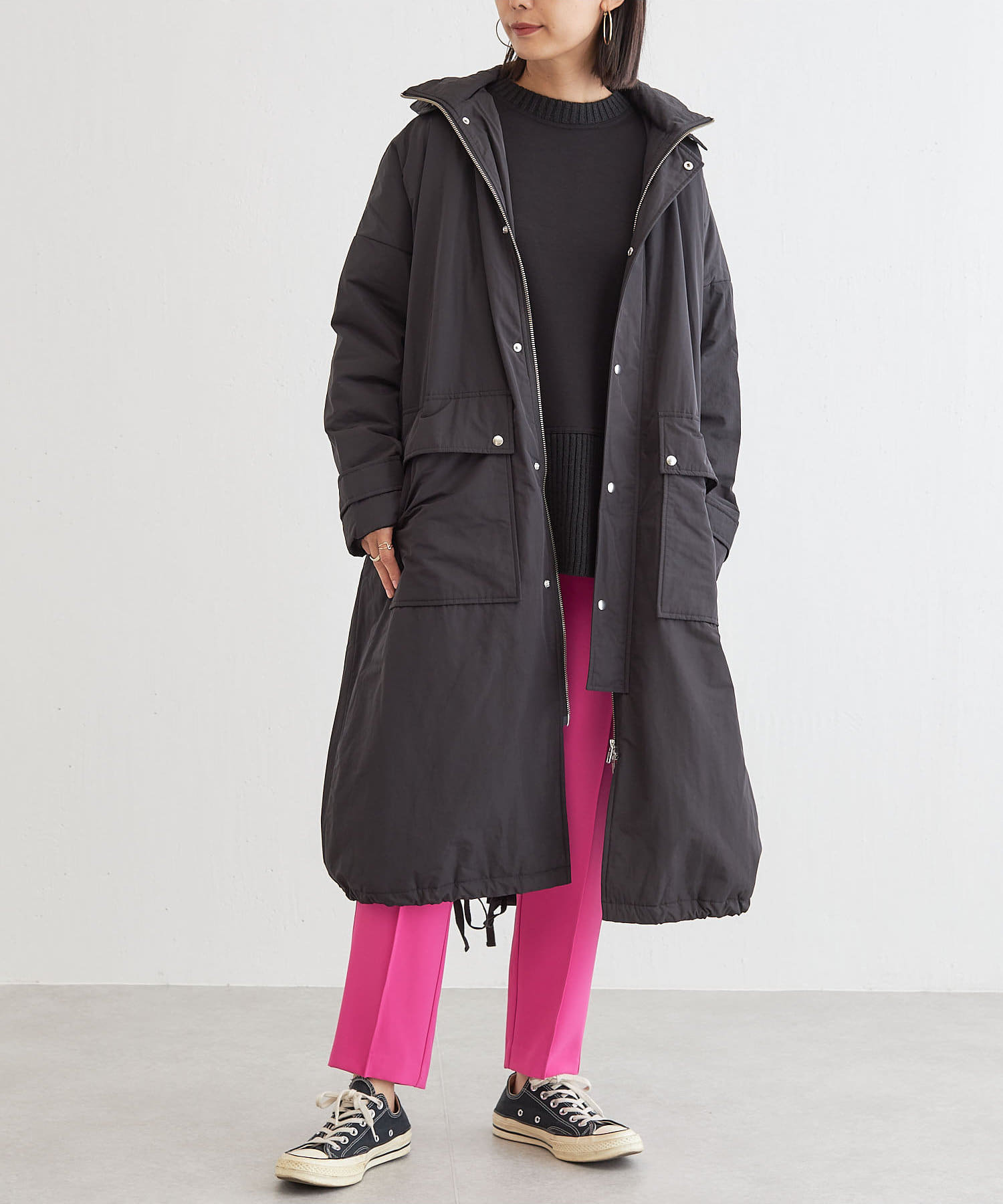 Acne Studios Lucie ロング オーバーサイズ トレンチコート-