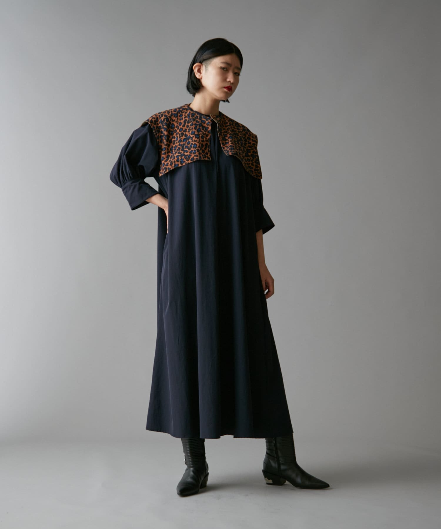 Sum1 Style スミ スタイル ボリュームギャザーワンピース Ear Papillonner イア パピヨネ レディース Pal Closet パルクローゼット パルグループ公式ファッション通販サイト