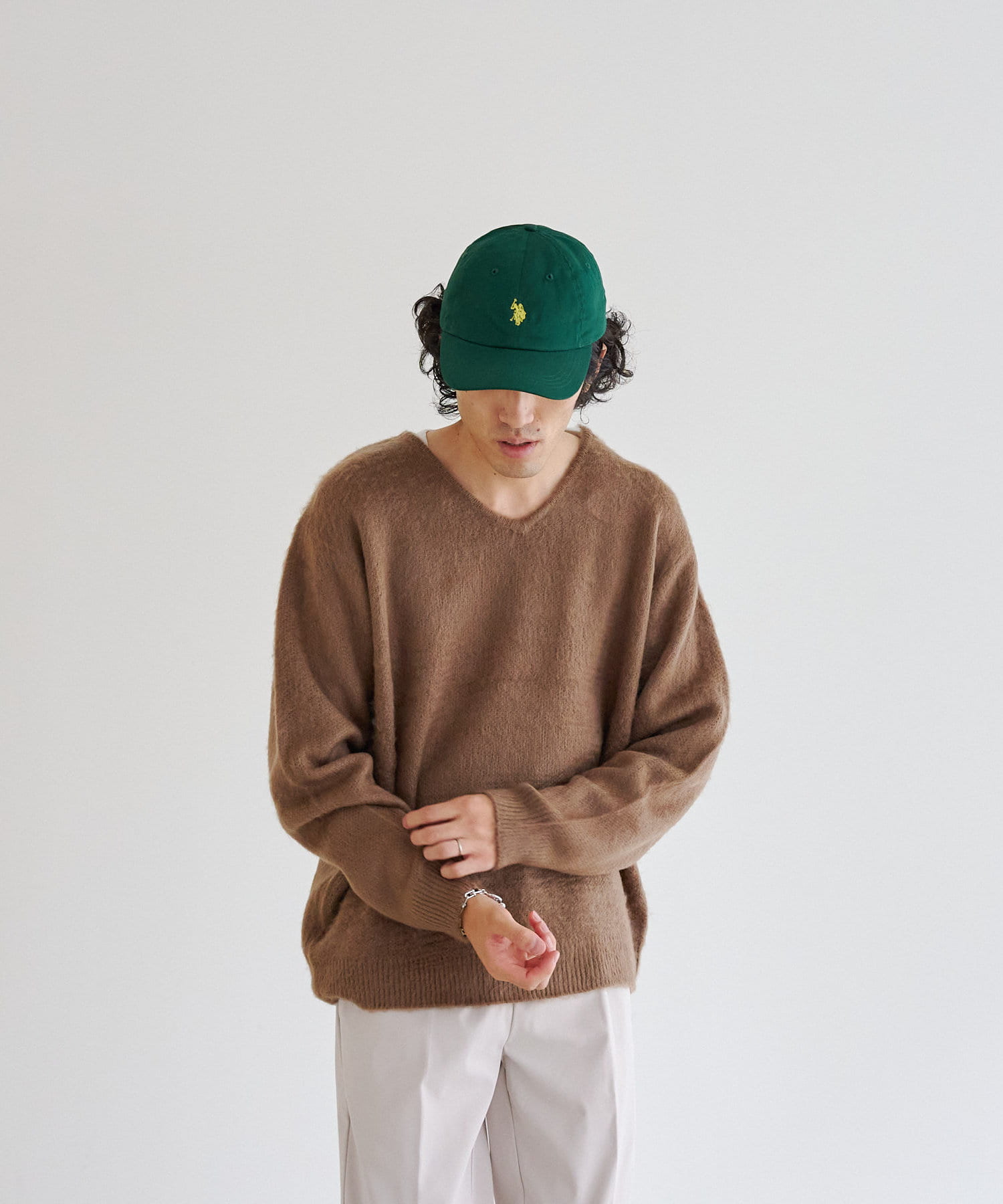 モヘアタッチvネックニット Cpcm シーピーシーエム メンズ Pal Closet パルクローゼット パルグループ公式ファッション通販サイト