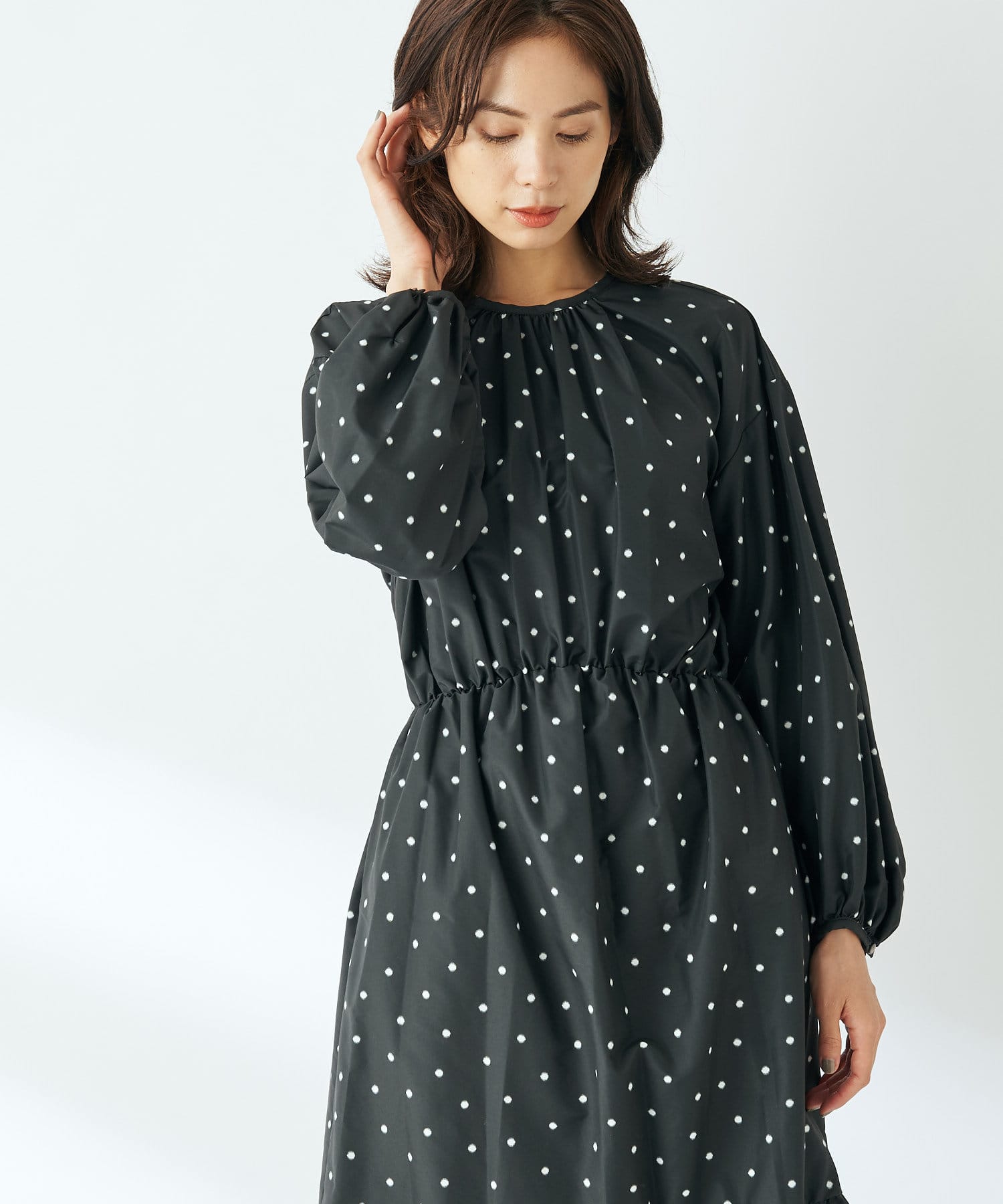 高機能お洒落アイテム マルモア 手洗い可 ドットワンピース La Boutique Bonbon ラブティックボンボン レディース Pal Closet パルクローゼット パルグループ公式ファッション通販サイト