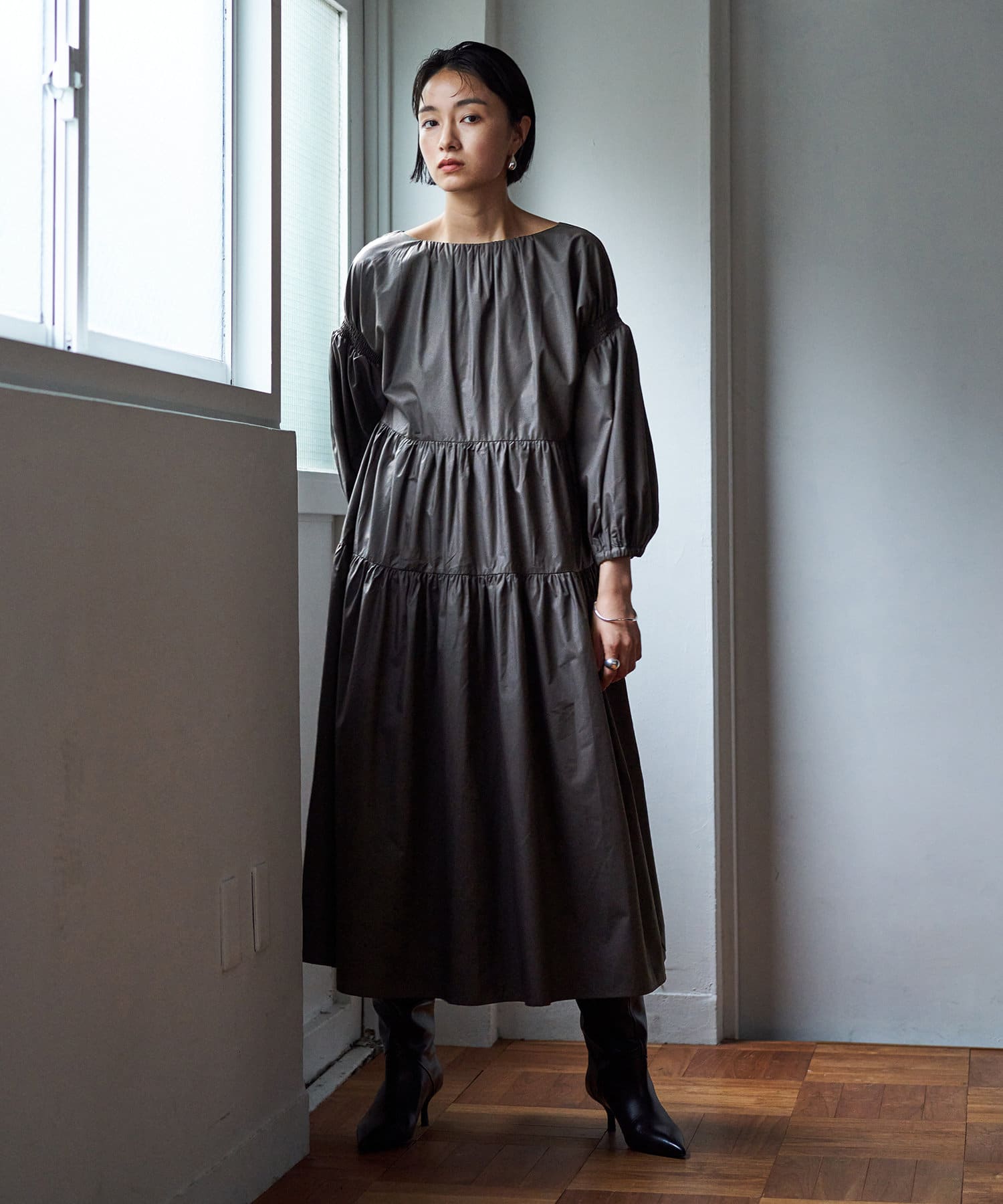 Odore オドル バックリボンティアードワンピース Loungedress ラウンジドレス レディース Pal Closet パルクローゼット パルグループ公式ファッション通販サイト