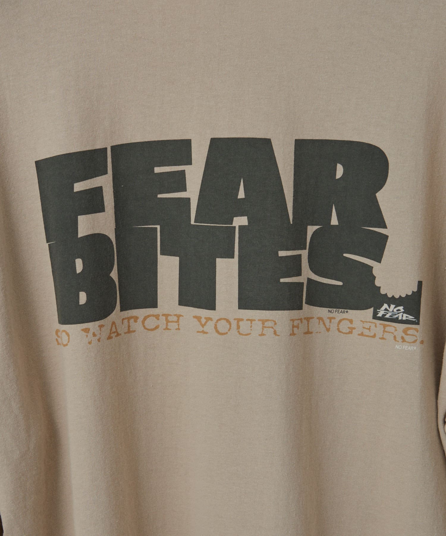 No Fear ノーフィア Bites プリントロンtee Ciaopanic チャオパニック レディース Pal Closet パルクローゼット パルグループ公式ファッション通販サイト