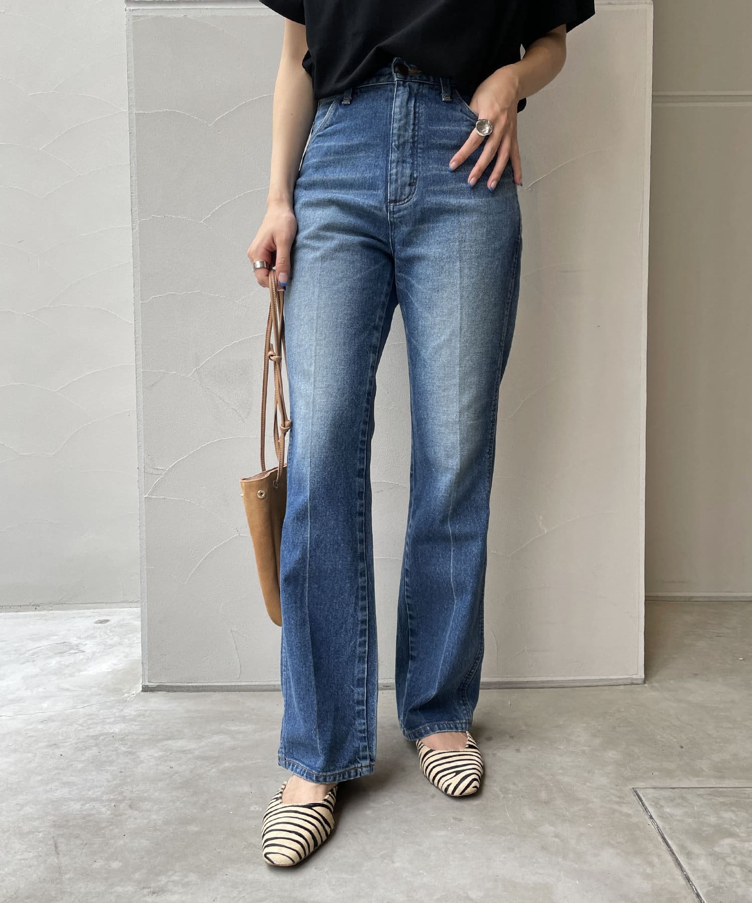 パンツ Wrangler ラングラー WRANCHER DENIM FLARE DRESS PANTS