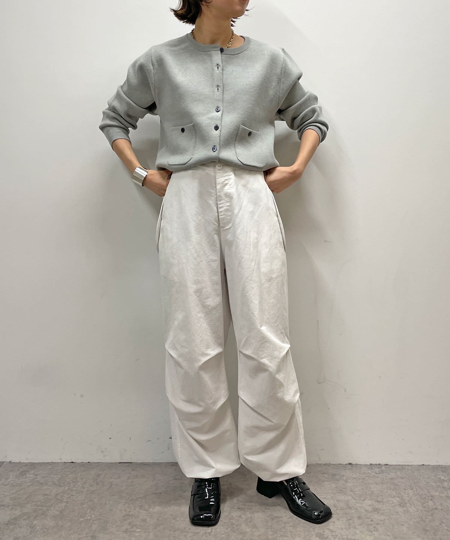 Omekashi(オメカシ) 【お気に入り１万件越え】【Omekashi名品/ロングセラー】スウェットライクポケットカーディガン