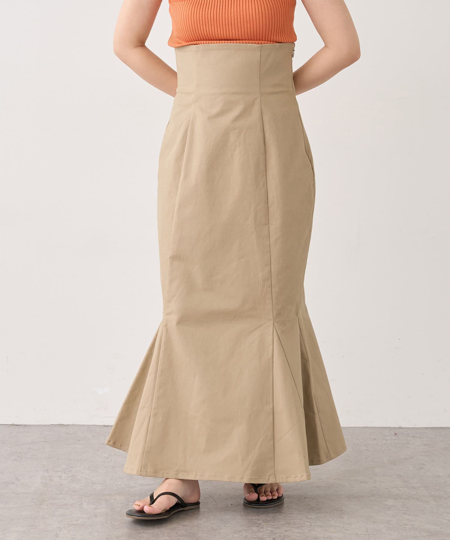 WEB限定】ハイウエストマーメイドスカートSサイズ | natural couture