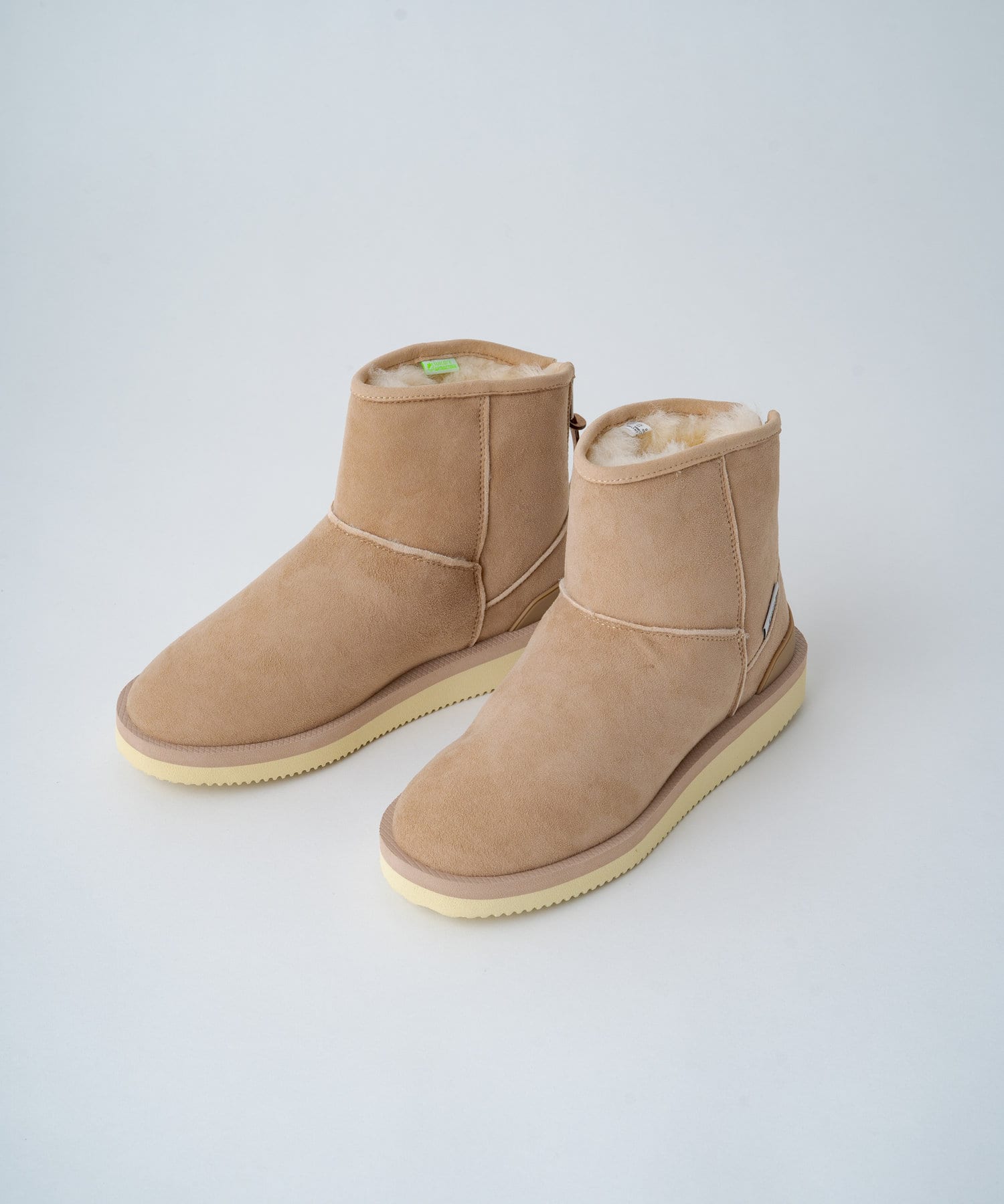 Loungedress(ラウンジドレス) レディース 【SUICOKE/スイコック】WEB限定 ムートンショートブーツ ベージュ