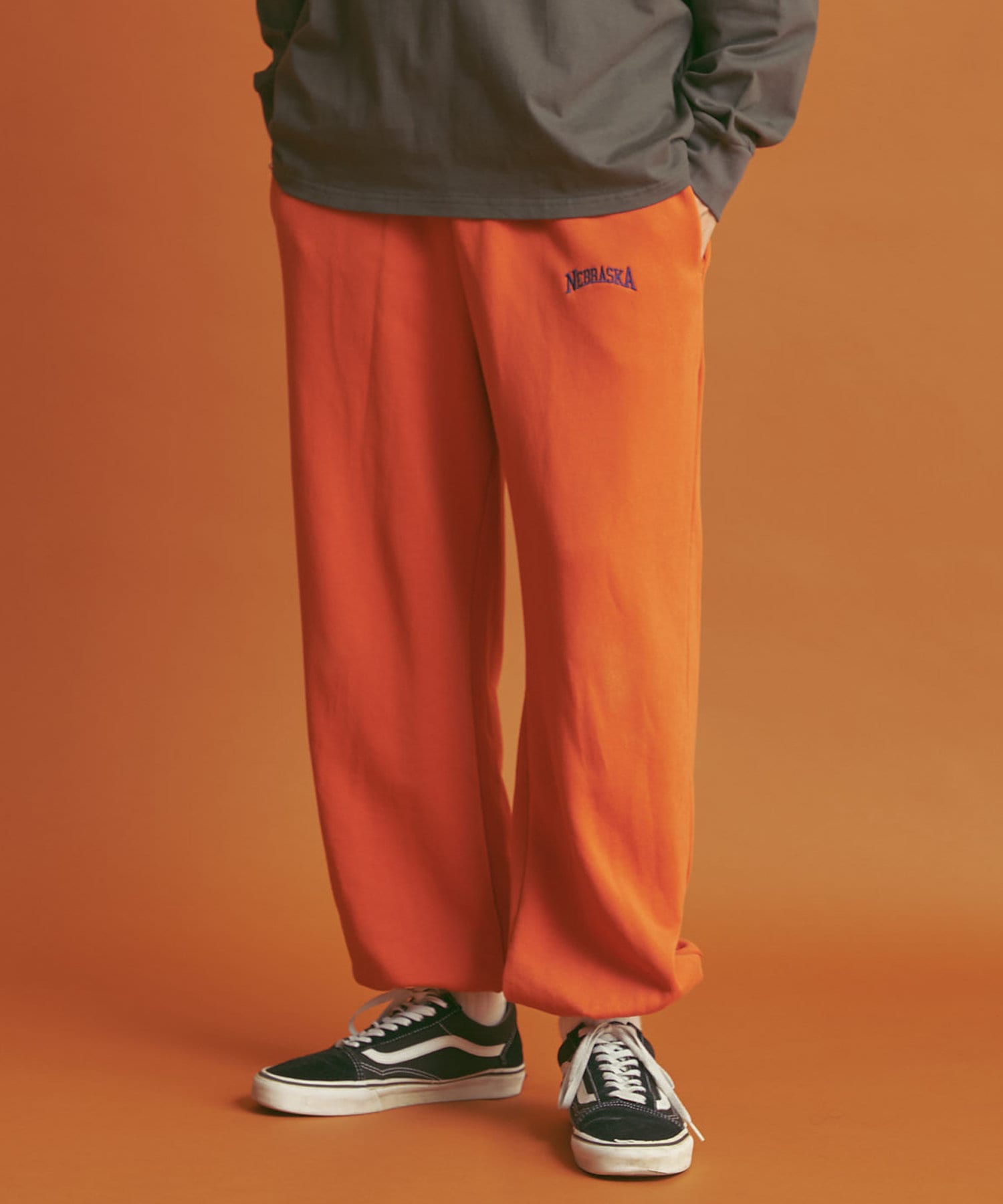 Nebraskaロゴ刺繍スウェットパンツ Cpcm シーピーシーエム メンズ Pal Closet パルクローゼット パルグループ公式ファッション通販サイト