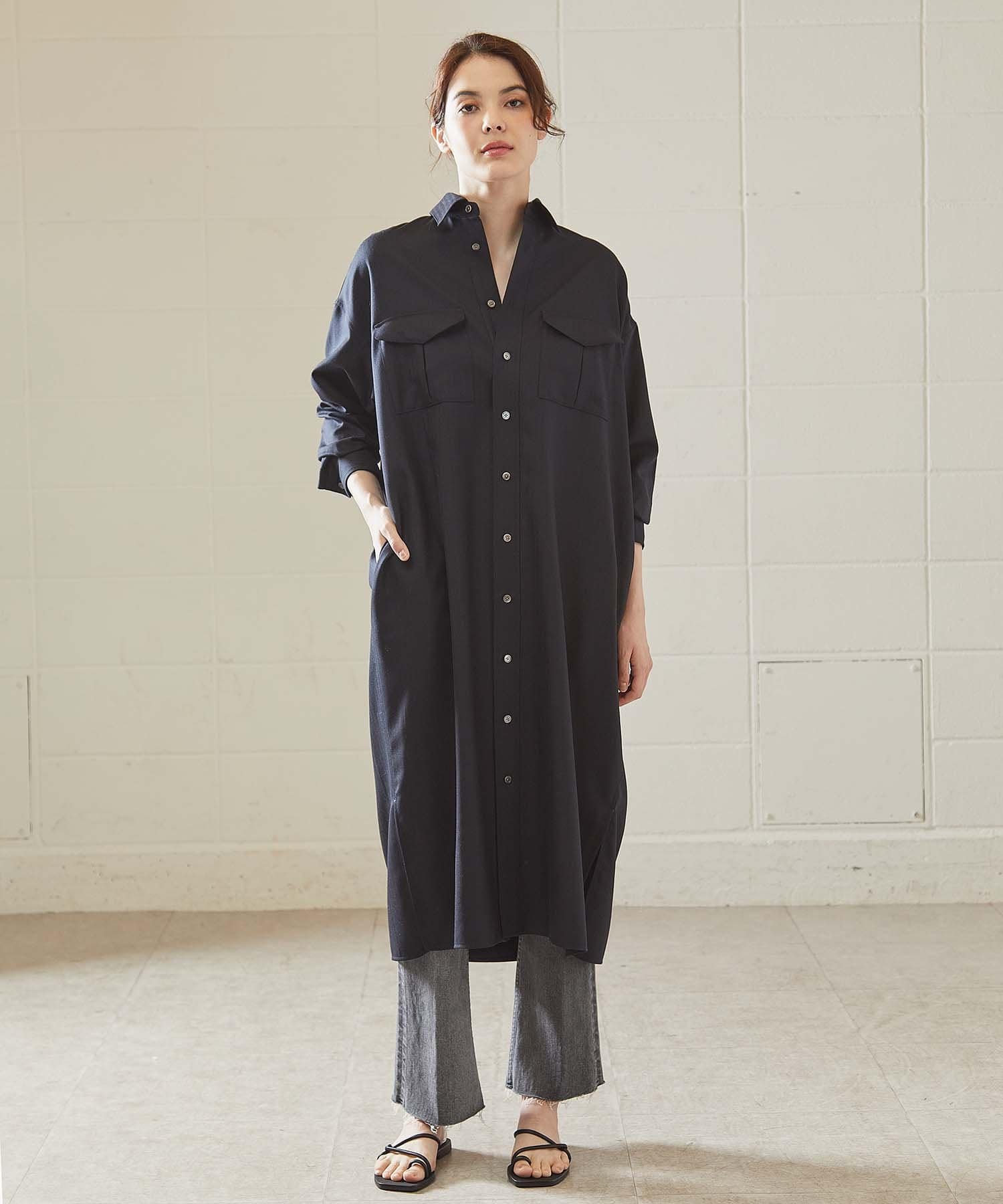 Ticca ティッカ シャツワンピース Ouvrage Classe ウヴラージュクラス レディース Pal Closet パルクローゼット パルグループ公式ファッション通販サイト