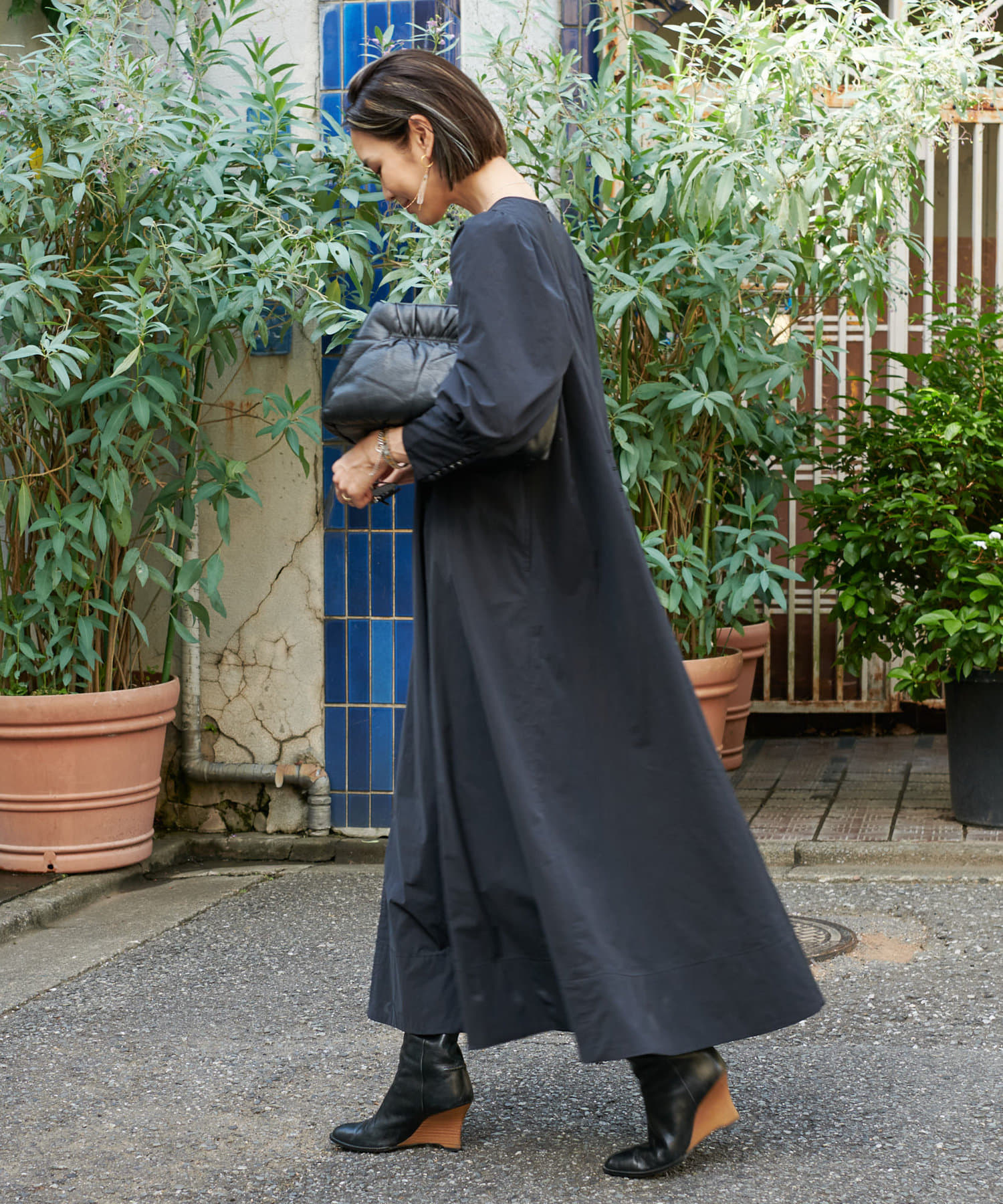 ライトウエイトバルーン袖ワンピース Plus Oto Ha プラス オトハ レディース Pal Closet パルクローゼット パルグループ公式ファッション通販サイト