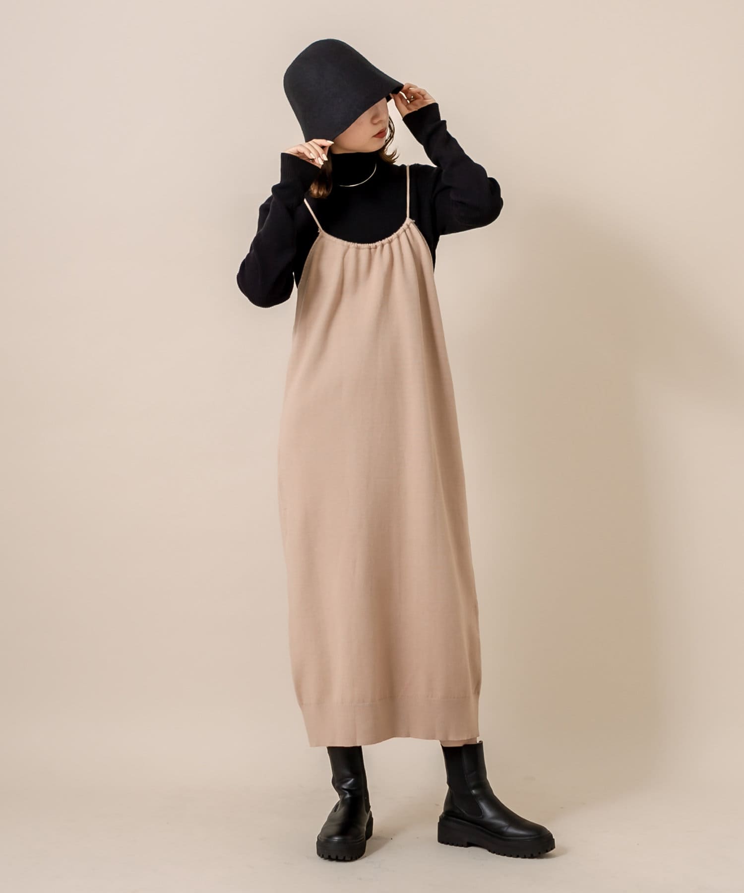 Mline Web限定 ニットキャミワンピース Mystic ミスティック レディース Pal Closet パルクローゼット パルグループ公式ファッション通販サイト