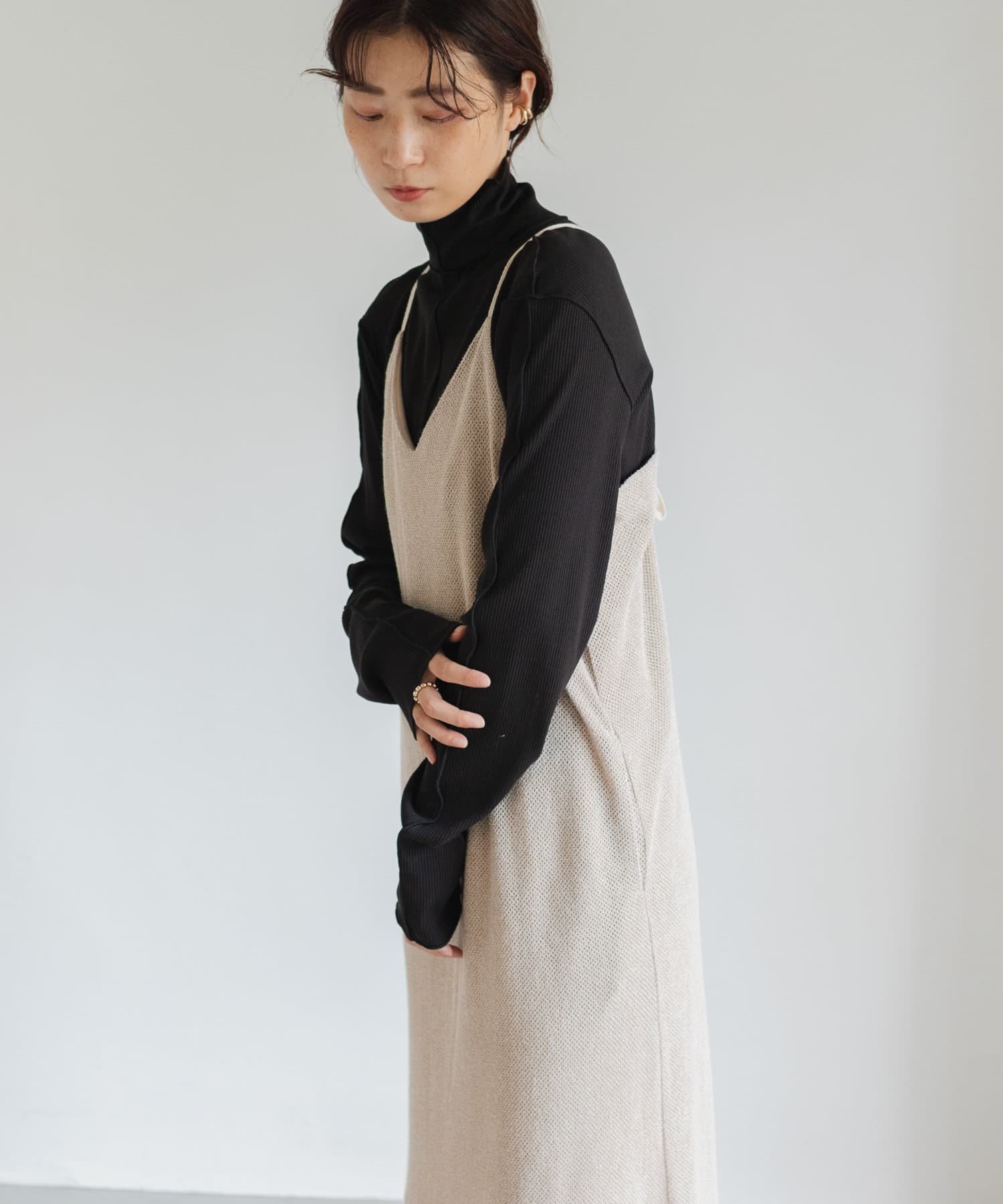 マルチウェイアイテム メランジメッシュキャミワンピース Kastane カスタネ レディース Pal Closet パルクローゼット パルグループ公式ファッション通販サイト