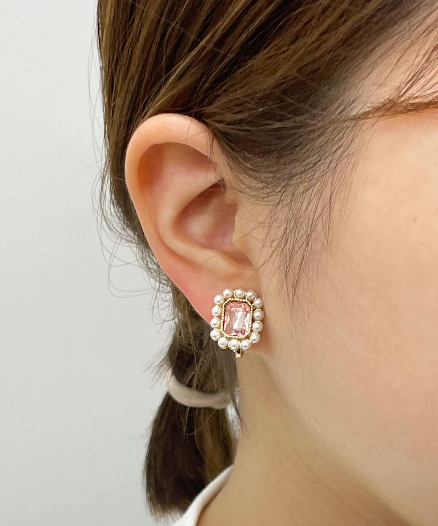 スクエアビジューイヤリング Lattice ラティス レディース Pal Closet パルクローゼット パルグループ公式ファッション通販 サイト