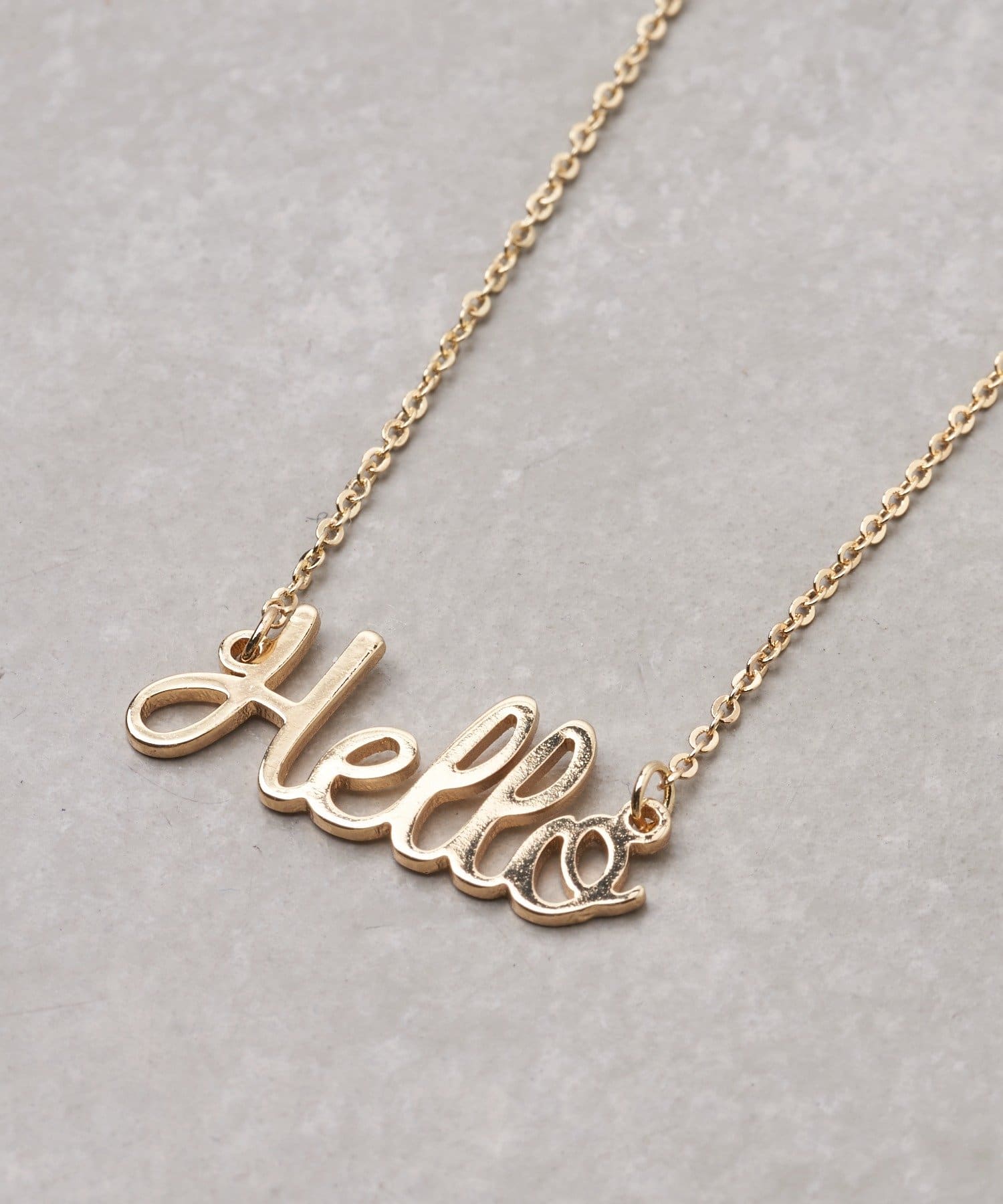 Lilメッセージネックレス Hello Ciaopanic Typy チャオパニックティピー レディース Pal Closet パルクローゼット パルグループ公式ファッション通販サイト