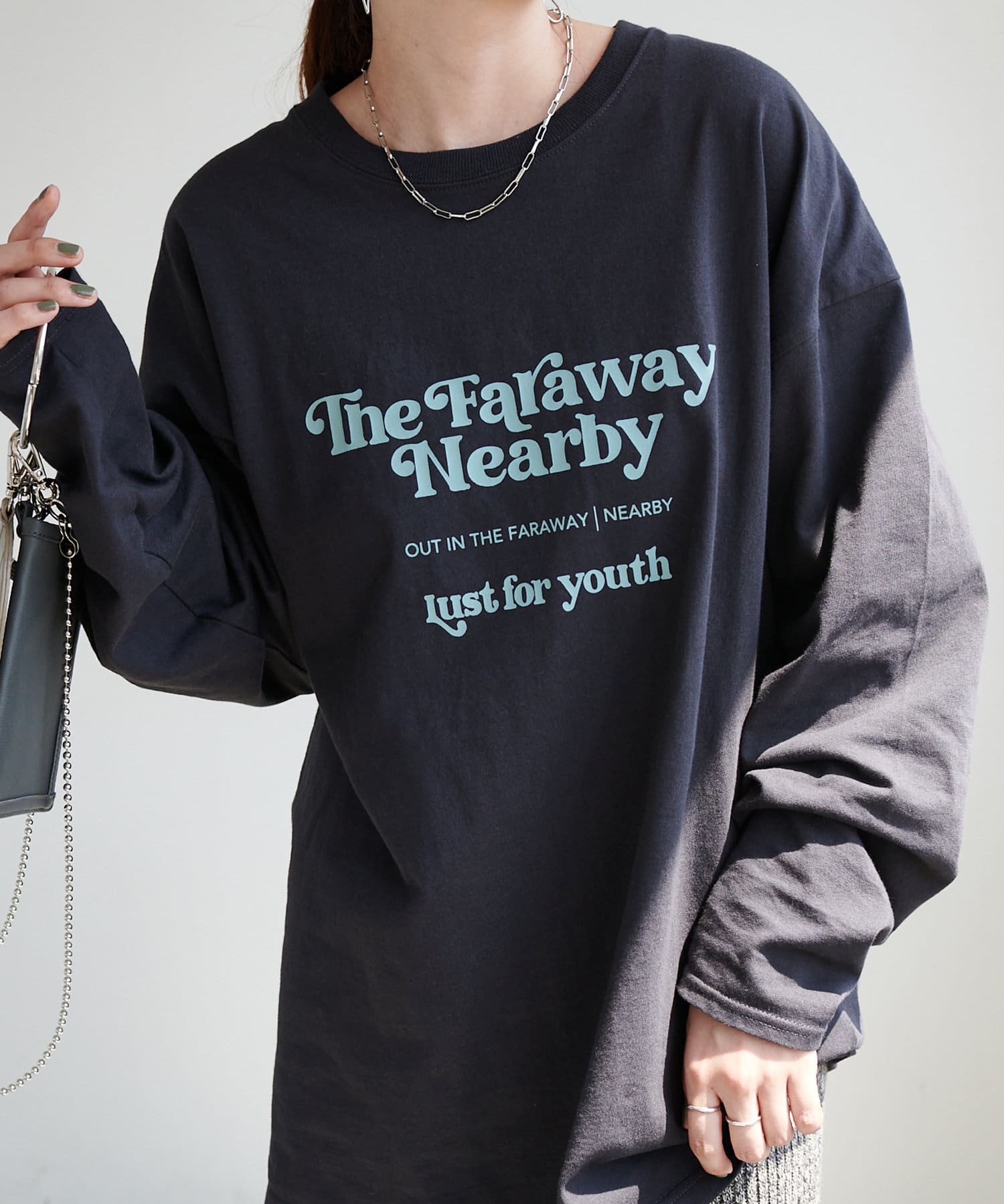 アメリカンロゴロングtシャツ Discoat ディスコート レディース Pal Closet パルクローゼット パルグループ公式ファッション通販サイト