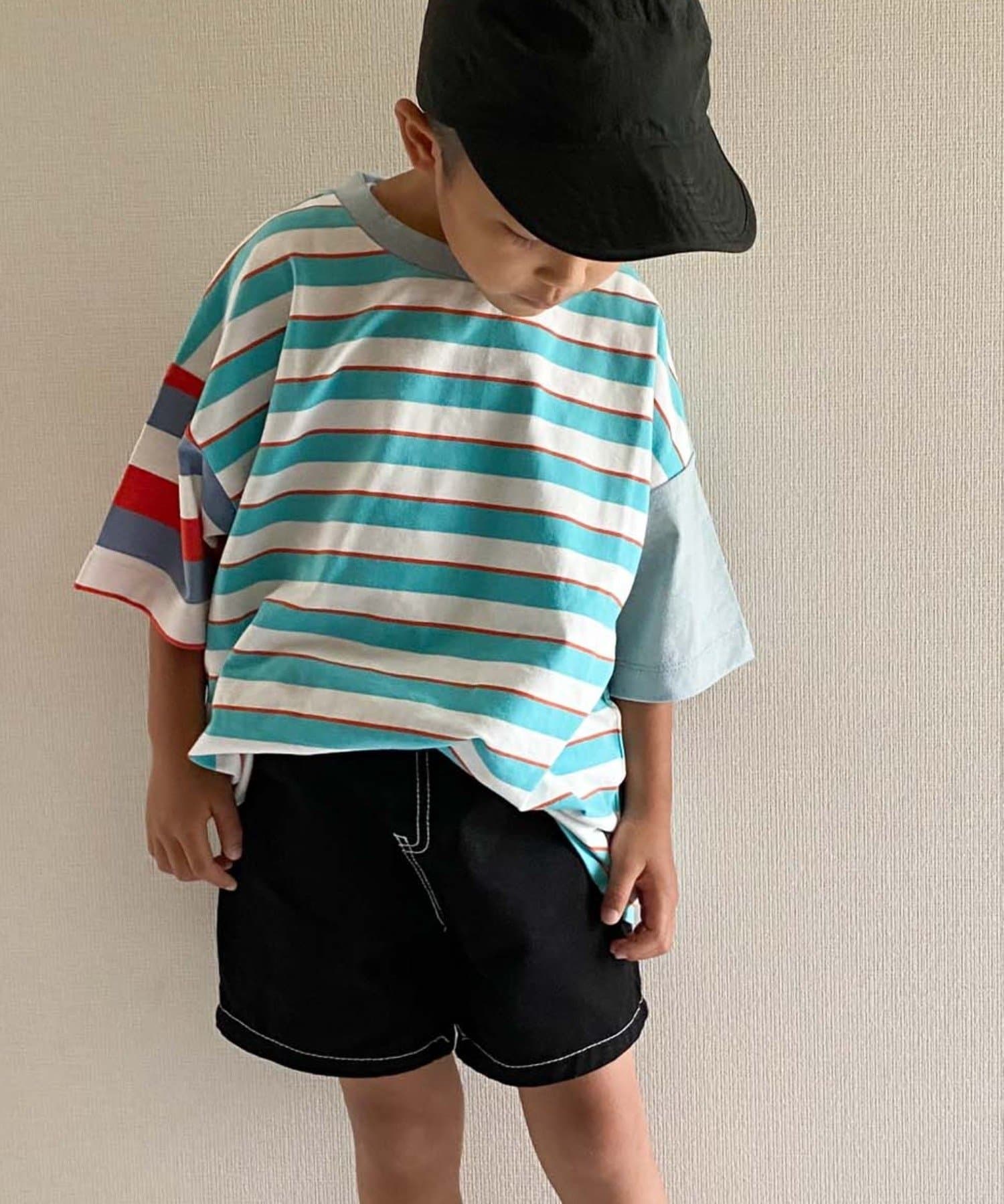 OUTLET(アウトレット) 【CIAOPANIC TYPY】【KIDS】クレイジーボーダーTEE