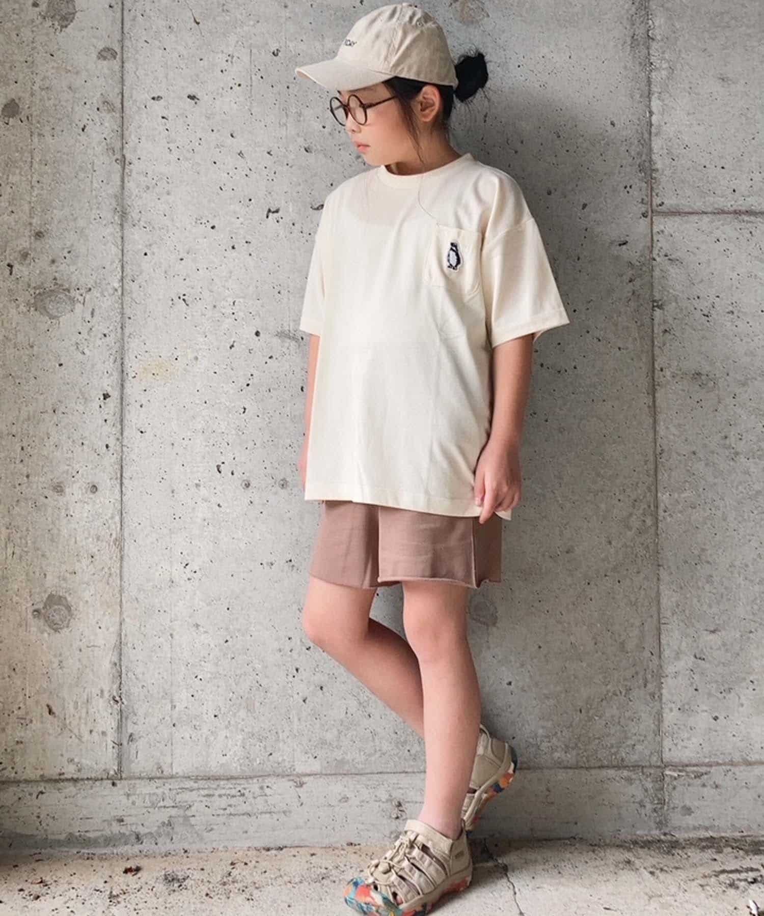OUTLET(アウトレット) 【CIAOPANIC TYPY】【KIDS】サガラ刺繍接触冷感Tee