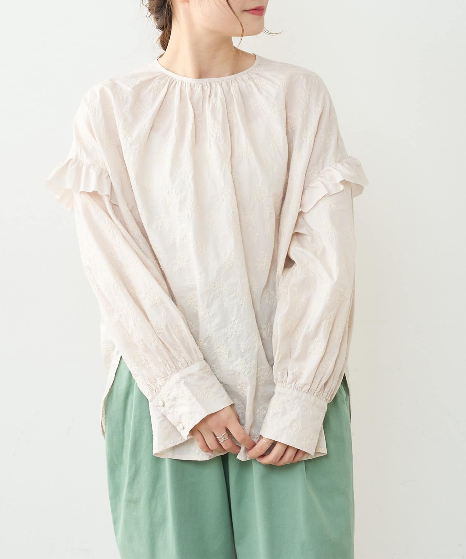 ポピー花刺繍ブラウス Pual Ce Cin ピュアルセシン レディース Pal Closet パルクローゼット パルグループ公式ファッション通販サイト