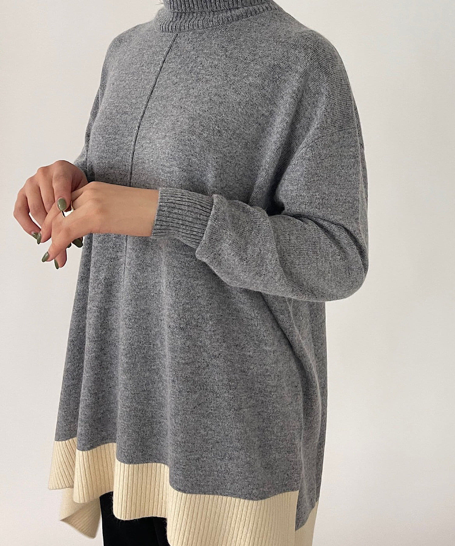 アシメアンゴラニット Jena Espace Merveilleux ジェナ エスパスメルヴェイユ レディース Pal Closet パルクローゼット パルグループ公式ファッション通販サイト
