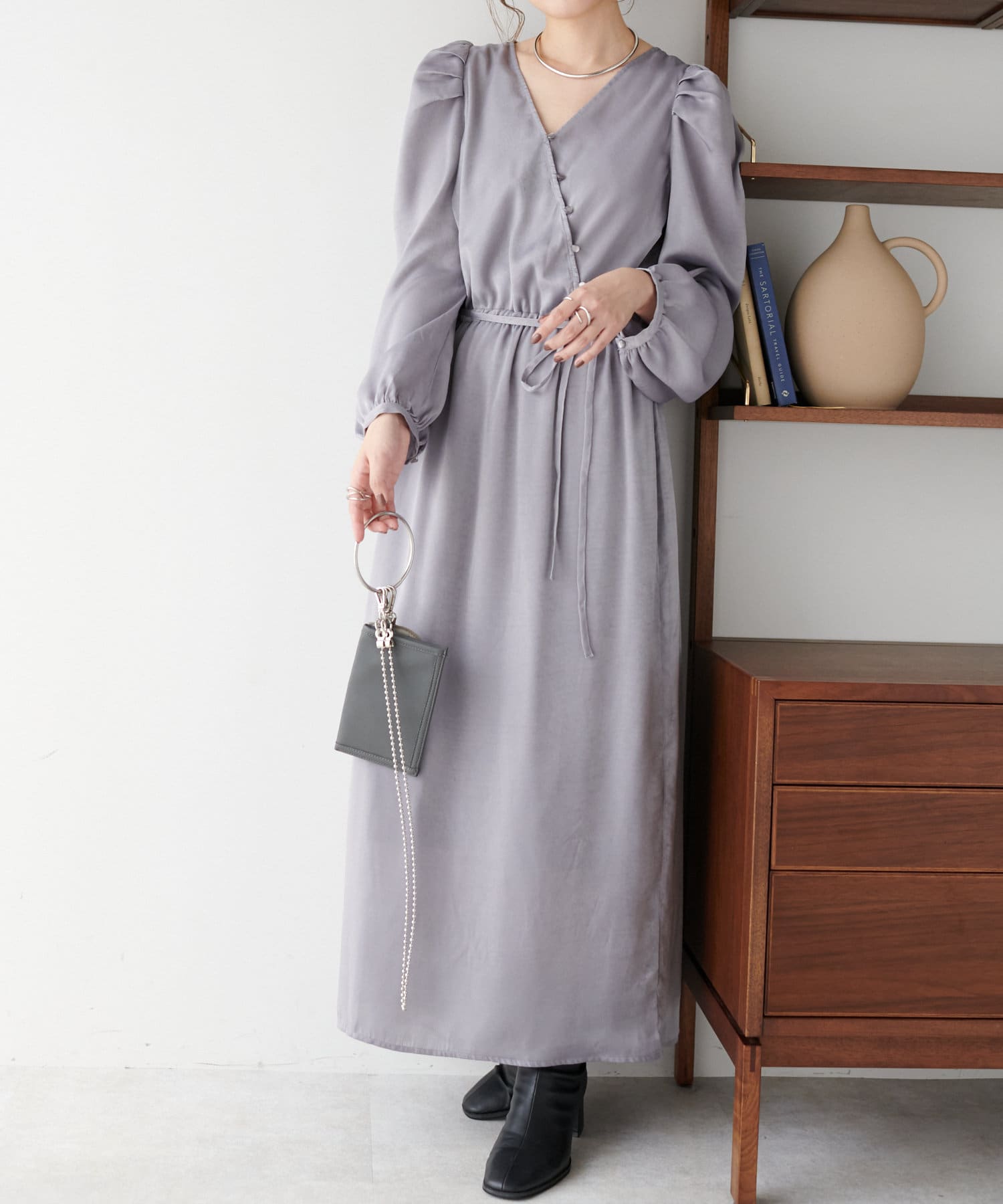 Web限定 カシュクールワンピース Discoat ディスコート レディース Pal Closet パルクローゼット パルグループ公式ファッション通販サイト