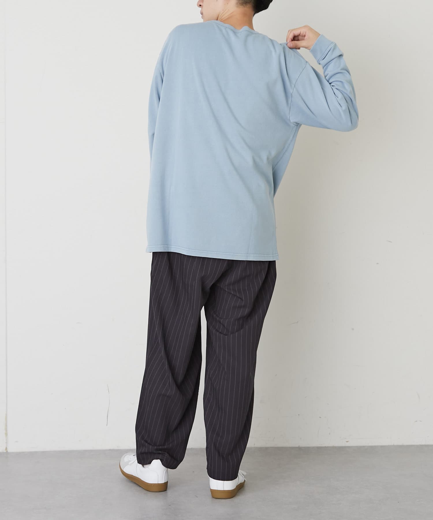 完売品 Aclent ピンストライプスラックスパンツ