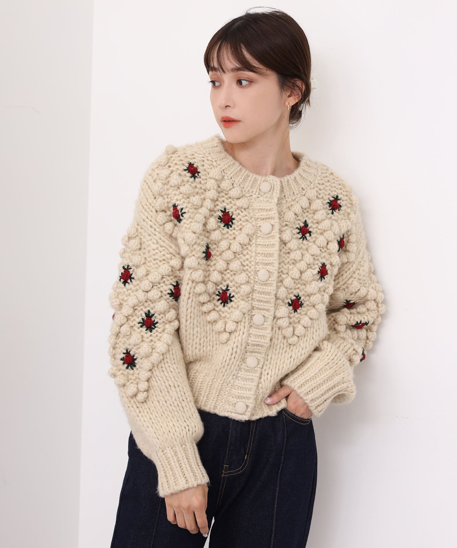 世界一かわいい刺しゅうカーディガン One After Another Nice Claup ワンアフターアナザー ナイスクラップ レディース Pal Closet パルクローゼット パルグループ公式ファッション通販サイト