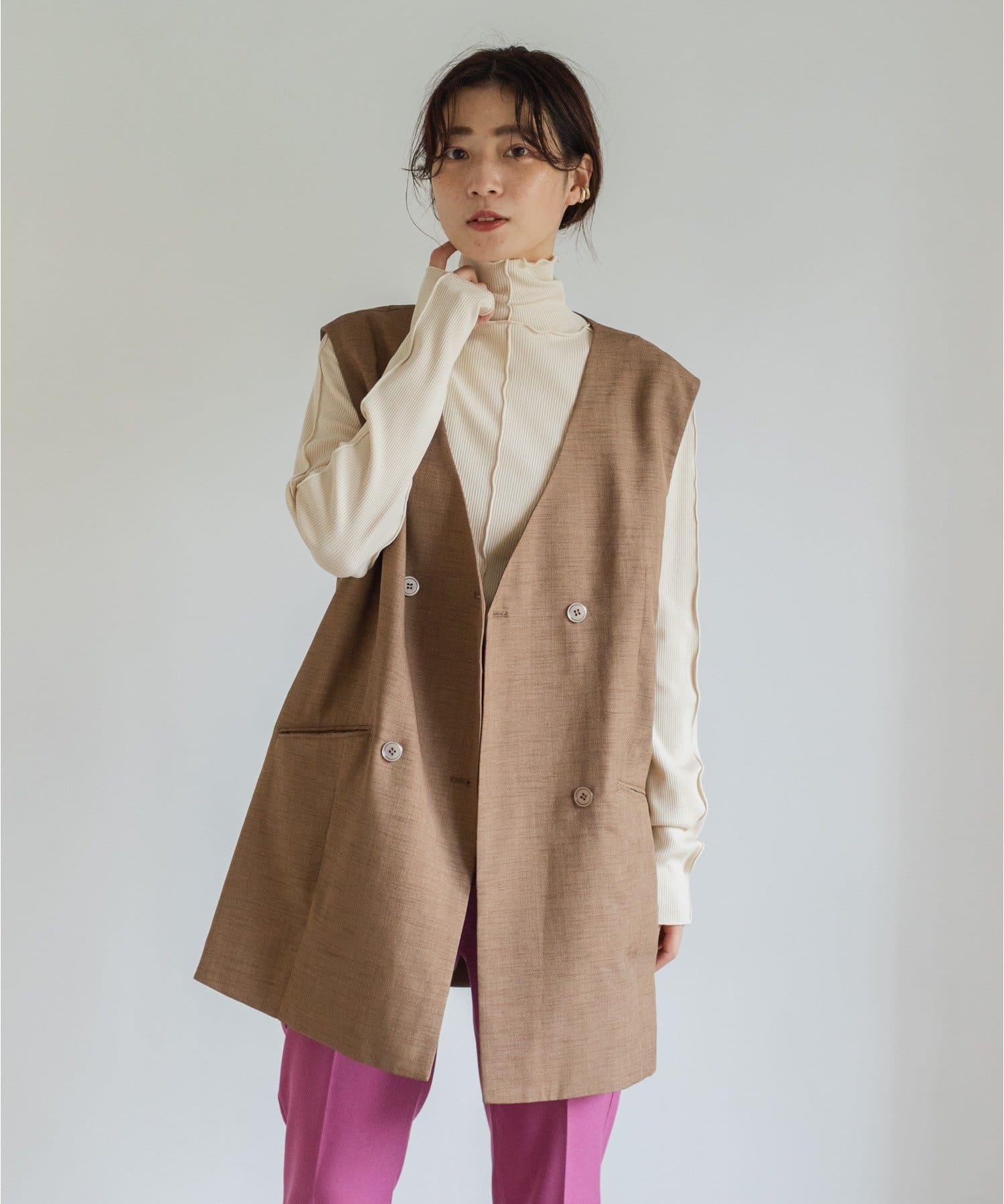 Web限定カラーあり テレコメロウハイネックロンt Kastane カスタネ レディース Pal Closet パルクローゼット パルグループ公式ファッション通販サイト