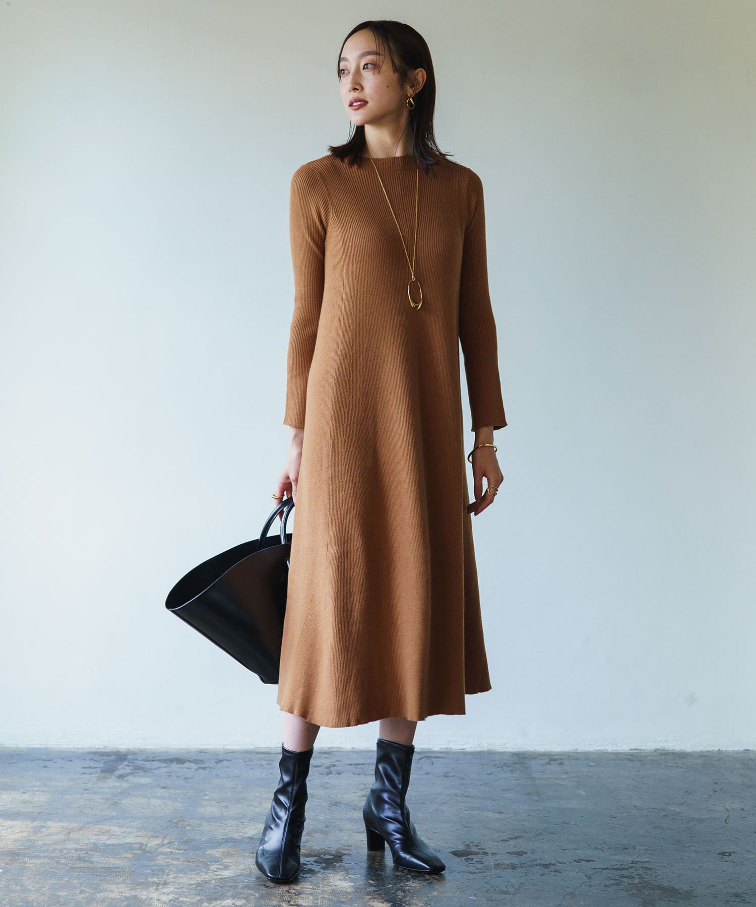 リブフレアワンピース Loungedress ラウンジドレス レディース Pal Closet パルクローゼット パルグループ公式ファッション通販サイト