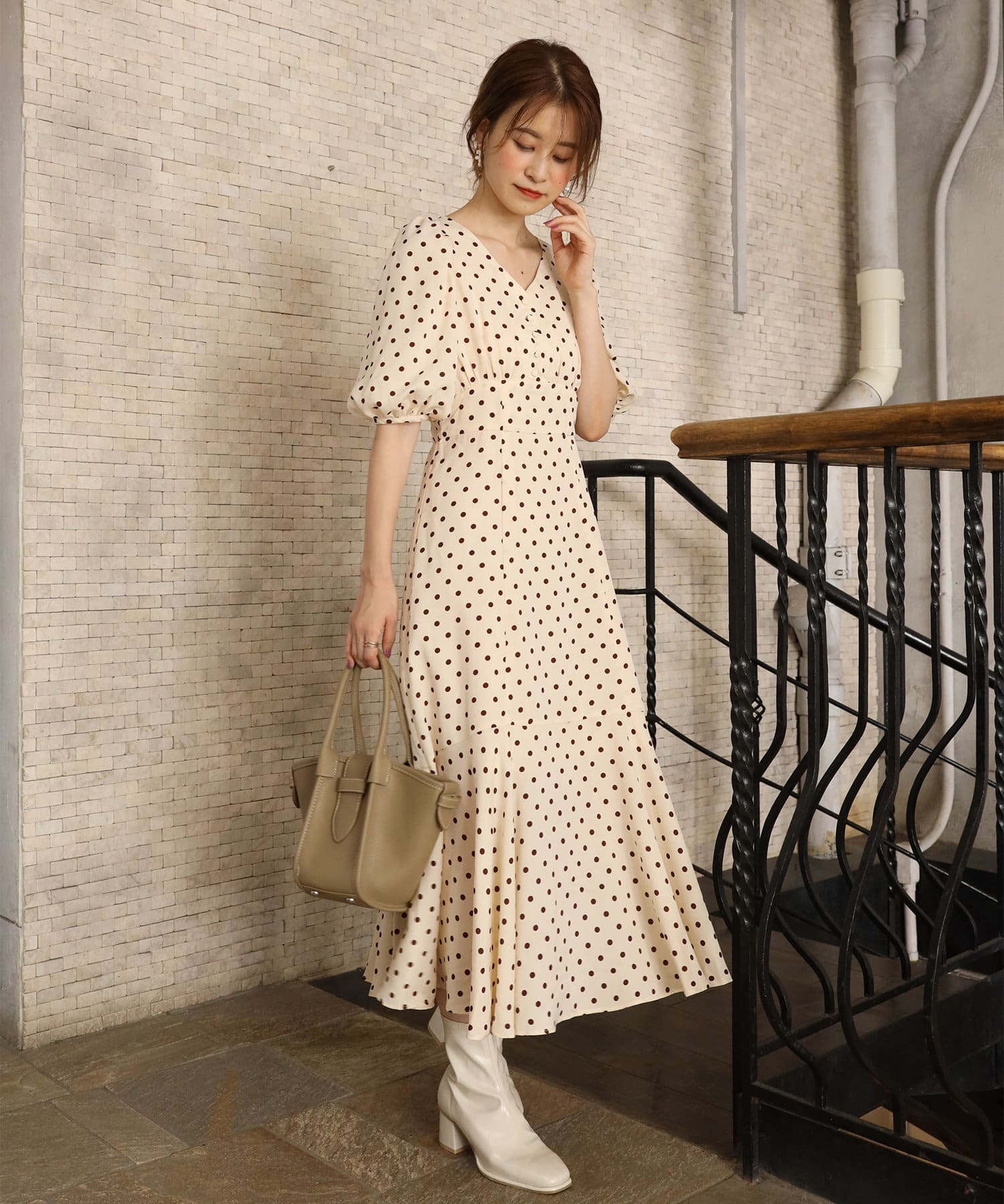 Cherie Chuu Lady Long Onepiece One After Another Nice Claup ワンアフターアナザー ナイスクラップ レディース Pal Closet パルクローゼット パルグループ公式ファッション通販サイト