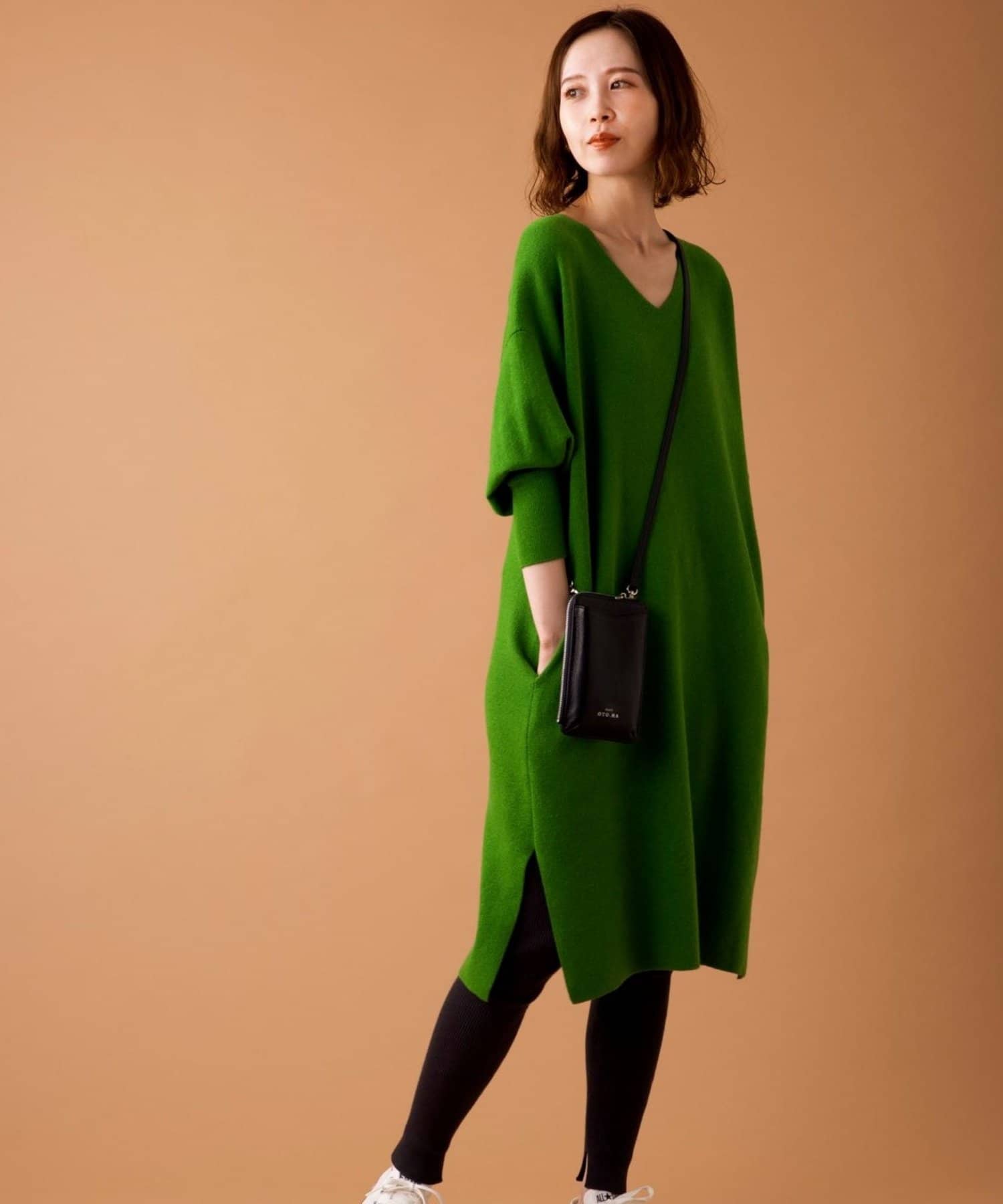 カシミア混サイドスリットニットワンピ Plus Oto Ha プラス オトハ レディース Pal Closet パルクローゼット パルグループ公式ファッション通販サイト