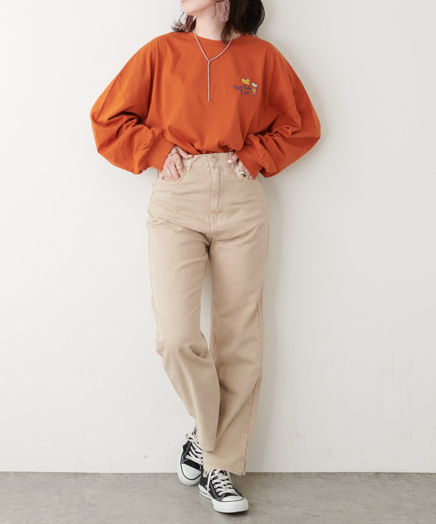 ご*ち様 cvtvlist ユージュアル　パンツ　硫化染め 大阪店WEB限定受注制【Chikashitsu +】zip cargo pants | OUR