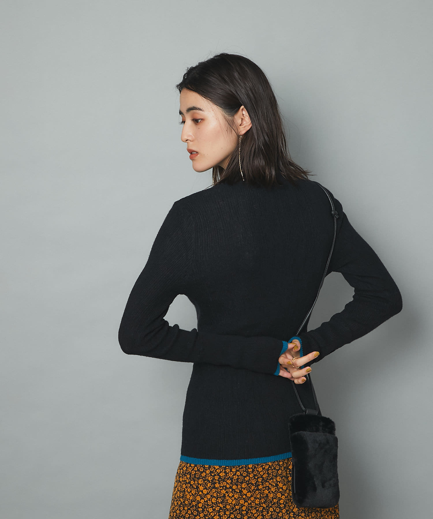 un dix cors(アンディコール) ここでしか手に入らない！【WEB限定】裾ライン切替ニット