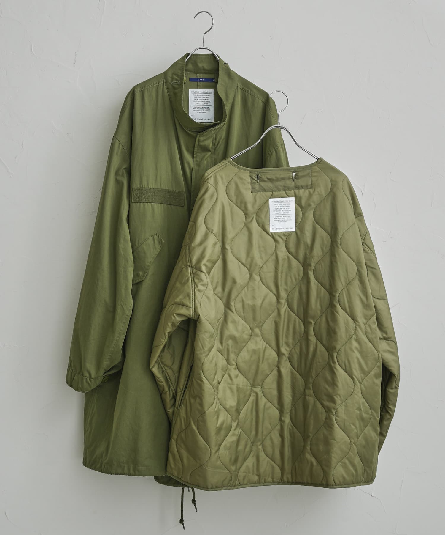 3wayキルティングジャケット付きビッグシルエットモッズコート Cpcm シーピーシーエム メンズ Pal Closet パルクローゼット パルグループ公式ファッション通販サイト